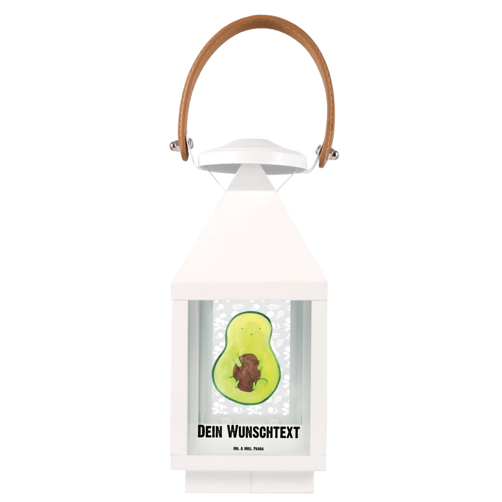 Personalisierte Deko Laterne Avocado mit Kern Gartenlampe, Gartenleuchte, Gartendekoration, Gartenlicht, Laterne kleine Laternen, XXL Laternen, Laterne groß, Avocado, Veggie, Vegan, Gesund, Avokado, Avocadokern, Kern, Pflanze, Spruch Leben