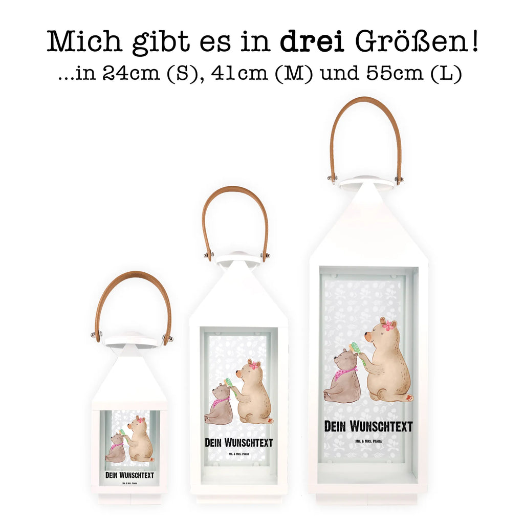 Personalisierte Deko Laterne Bär mit Kind Gartenlampe, Gartenleuchte, Gartendekoration, Gartenlicht, Laterne kleine Laternen, XXL Laternen, Laterne groß, Familie, Vatertag, Muttertag, Bruder, Schwester, Mama, Papa, Oma, Opa, Geschenk, Mutti, Mutter