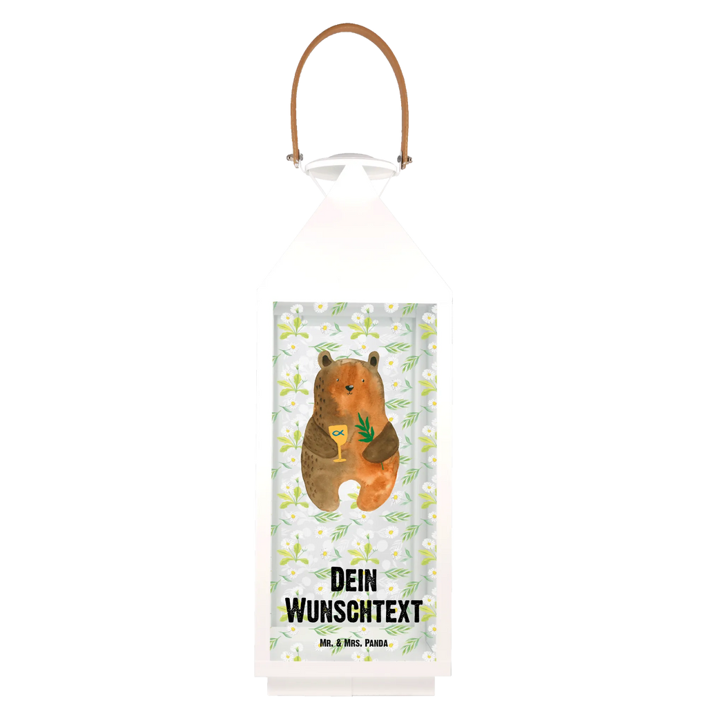 Personalisierte Deko Laterne Konfirmation-Bär Gartenlampe, Gartenleuchte, Gartendekoration, Gartenlicht, Laterne kleine Laternen, XXL Laternen, Laterne groß, Bär, Teddy, Teddybär, Konfirmation, Kirche, evangelisch, Gottesdienst