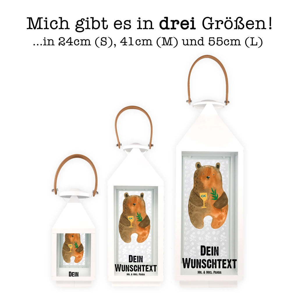 Personalisierte Deko Laterne Konfirmation-Bär Gartenlampe, Gartenleuchte, Gartendekoration, Gartenlicht, Laterne kleine Laternen, XXL Laternen, Laterne groß, Bär, Teddy, Teddybär, Konfirmation, Kirche, evangelisch, Gottesdienst