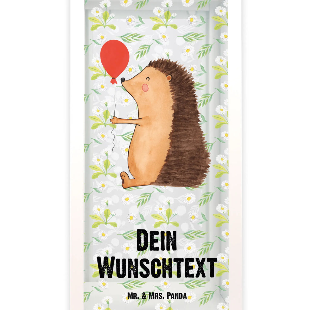 Personalisierte Deko Laterne Igel mit Luftballon Gartenlampe, Gartenleuchte, Gartendekoration, Gartenlicht, Laterne kleine Laternen, XXL Laternen, Laterne groß, Tiermotive, Gute Laune, lustige Sprüche, Tiere, Igel, Geburtstag, Herzlichen Glückwunsch, Glückwunsch, Geburtstagskind, Ballon, Happy Birthday