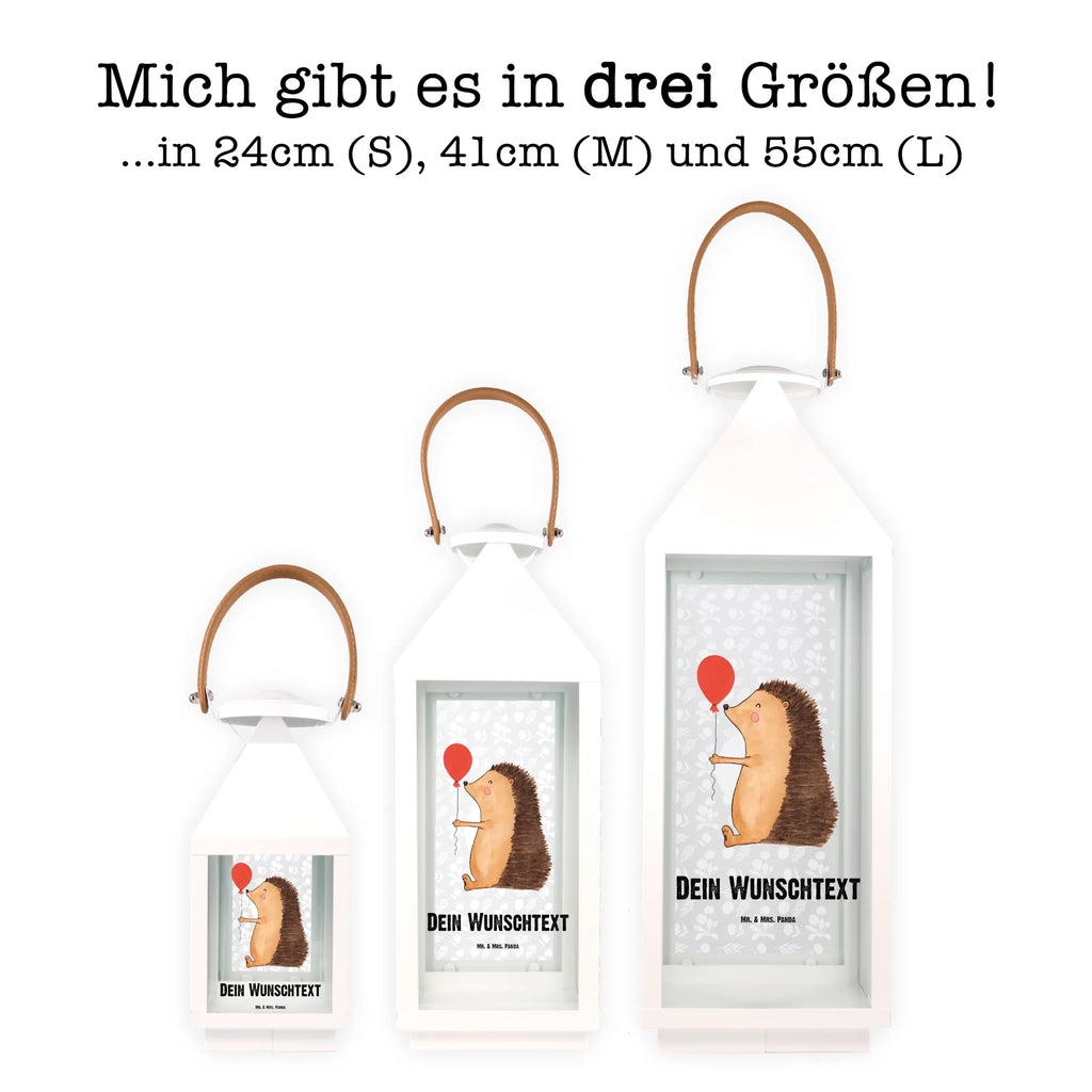 Personalisierte Deko Laterne Igel mit Luftballon Gartenlampe, Gartenleuchte, Gartendekoration, Gartenlicht, Laterne kleine Laternen, XXL Laternen, Laterne groß, Tiermotive, Gute Laune, lustige Sprüche, Tiere, Igel, Geburtstag, Herzlichen Glückwunsch, Glückwunsch, Geburtstagskind, Ballon, Happy Birthday