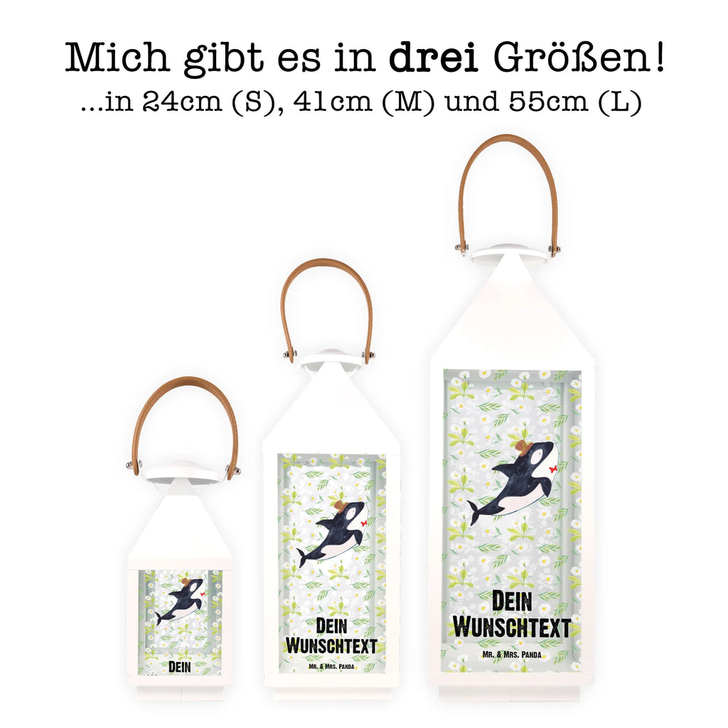 Personalisierte Deko Laterne Orca Zylinder Gartenlampe, Gartenleuchte, Gartendekoration, Gartenlicht, Laterne kleine Laternen, XXL Laternen, Laterne groß, Meerestiere, Meer, Urlaub, Narwal, Glitter, Konfetti, Glitzer, Geburtstag, Feier, Fete, Fest, Glückwunsch, Orca