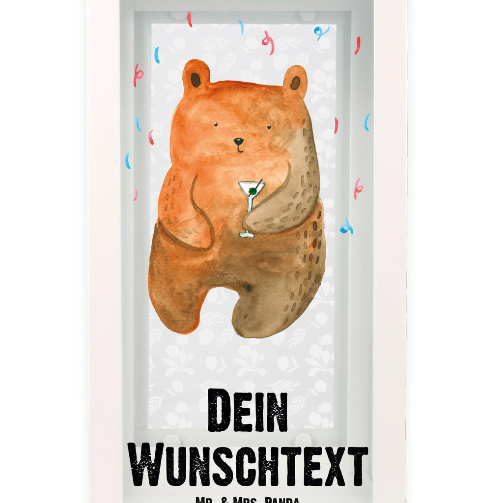 Personalisierte Deko Laterne Bär Party Gartenlampe, Gartenleuchte, Gartendekoration, Gartenlicht, Laterne kleine Laternen, XXL Laternen, Laterne groß, Bär, Teddy, Teddybär, Geburtstag, Geburtstagsgeschenk, Geschenk, Party, Feiern, Abfeiern, Mitbringsel, Gute Laune, Lustig