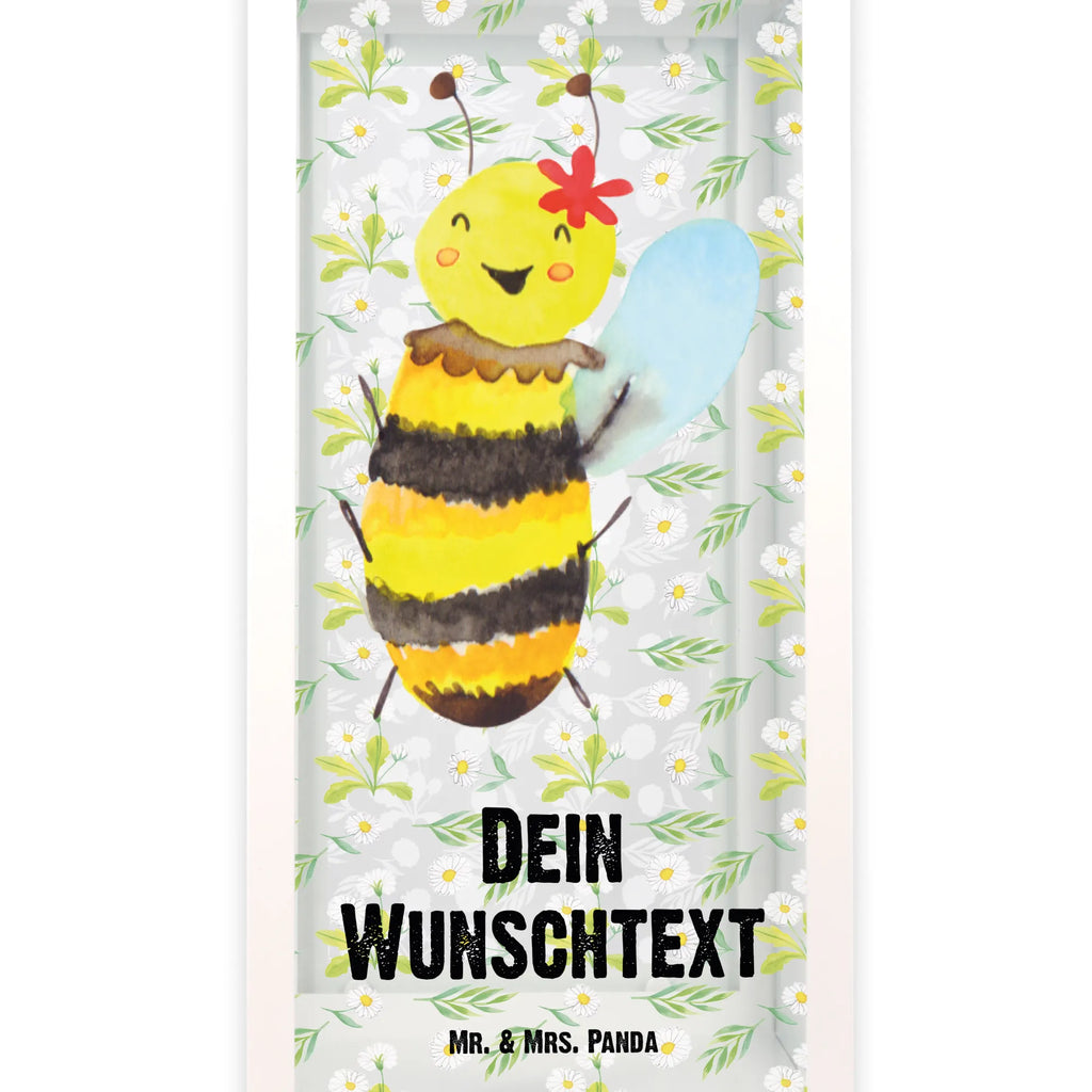 Personalisierte Deko Laterne Biene Happy Gartenlampe, Gartenleuchte, Gartendekoration, Gartenlicht, Laterne kleine Laternen, XXL Laternen, Laterne groß, Biene, Wespe, Hummel