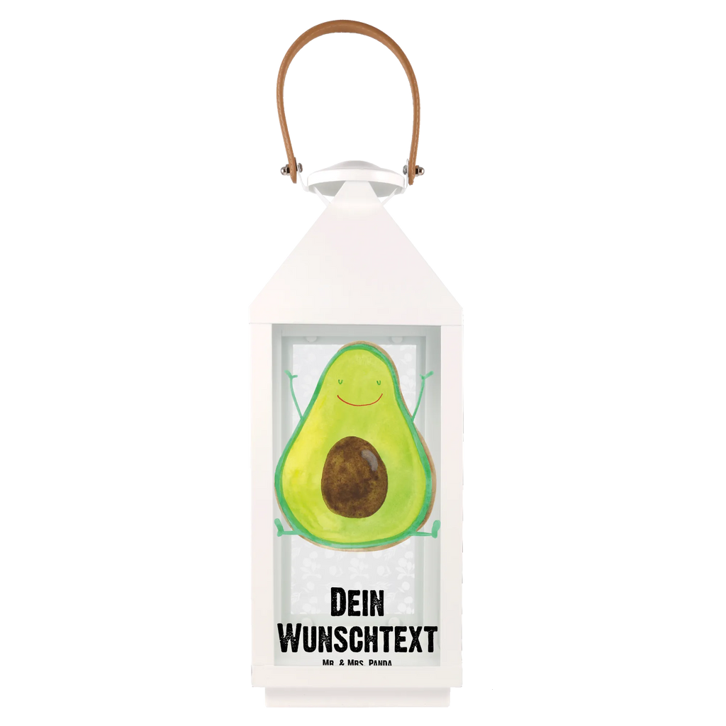 Personalisierte Deko Laterne Avocado Happy Gartenlampe, Gartenleuchte, Gartendekoration, Gartenlicht, Laterne kleine Laternen, XXL Laternen, Laterne groß, Avocado, Veggie, Vegan, Gesund, Chaos