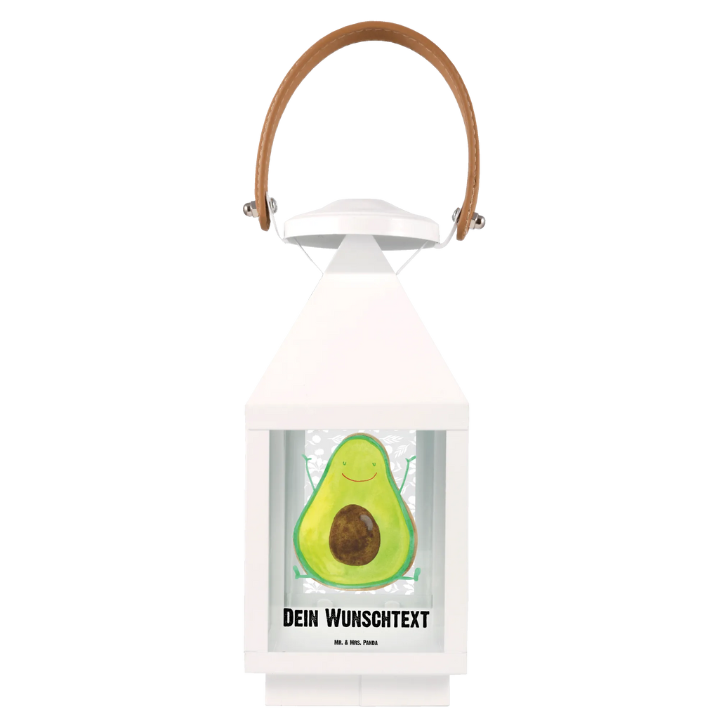 Personalisierte Deko Laterne Avocado Happy Gartenlampe, Gartenleuchte, Gartendekoration, Gartenlicht, Laterne kleine Laternen, XXL Laternen, Laterne groß, Avocado, Veggie, Vegan, Gesund, Chaos