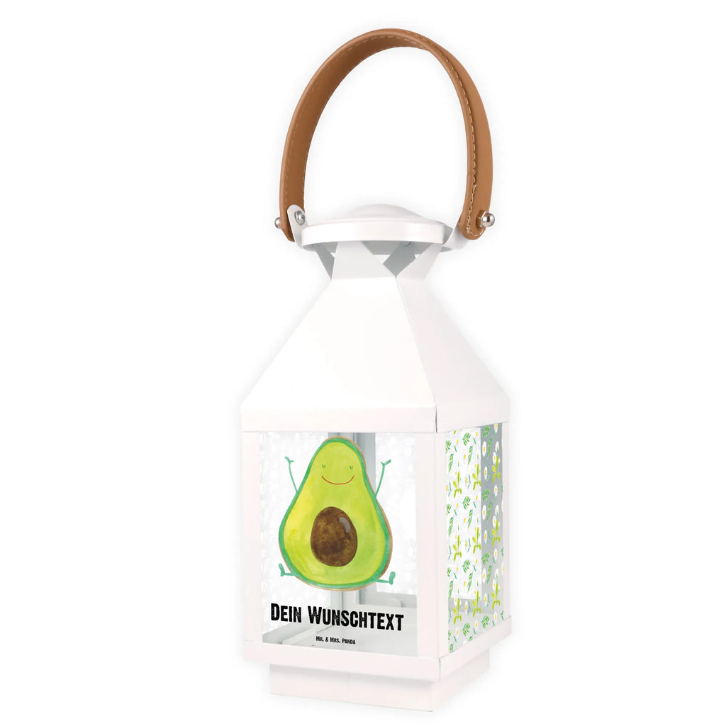 Personalisierte Deko Laterne Avocado Happy Gartenlampe, Gartenleuchte, Gartendekoration, Gartenlicht, Laterne kleine Laternen, XXL Laternen, Laterne groß, Avocado, Veggie, Vegan, Gesund, Chaos