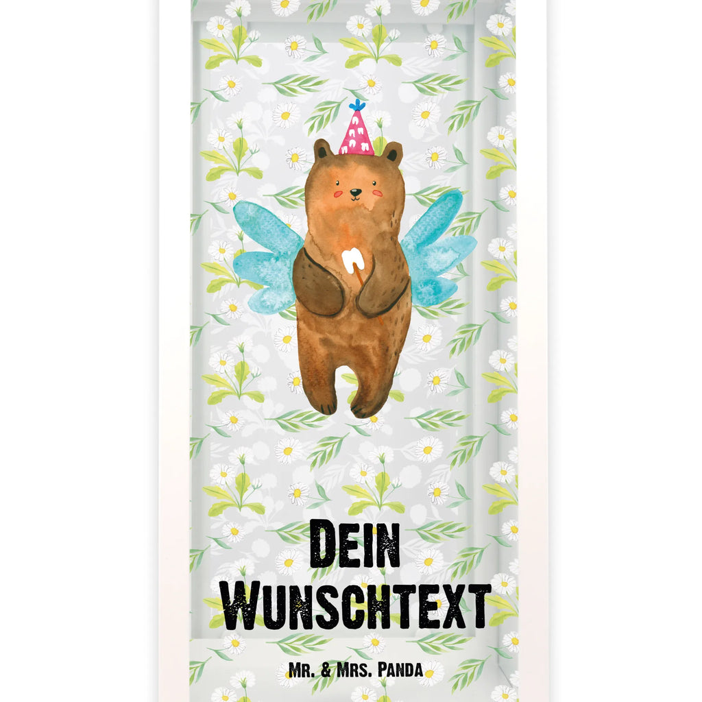 Personalisierte Deko Laterne Zahnfee Bär Gartenlampe, Gartenleuchte, Gartendekoration, Gartenlicht, Laterne kleine Laternen, XXL Laternen, Laterne groß, Bär, Teddy, Teddybär, Zahnfee, Fee, Milchzahn, Erster Zahn