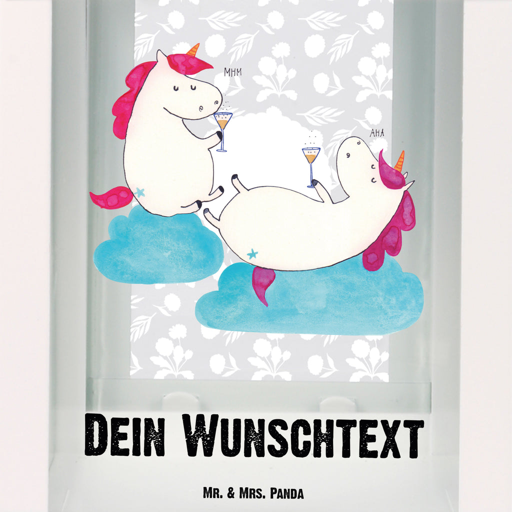 Personalisierte Deko Laterne Einhörner Sekt Einhorn, Einhörner, Unicorn, Freundinnen, Freundin, BFF, Sekt, Mädelsabend, Spaß, Party, Korken, Anstoßen, Beste Gartenlampe, Gartenleuchte, Gartendekoration, Gartenlicht, Laterne  kleine Laternen, XXL Laternen, Laterne groß,   Einhorn, Einhörner, Einhorn Deko, Pegasus, Unicorn