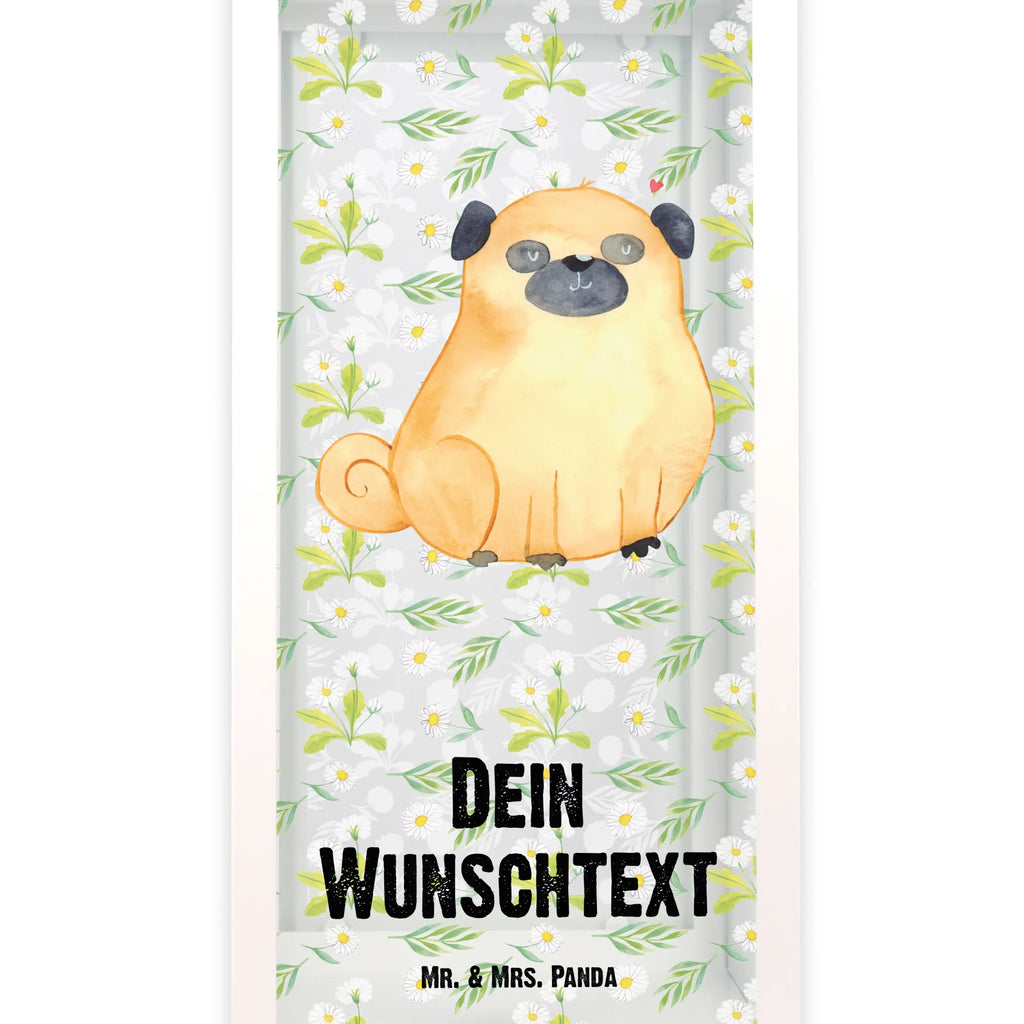 Personalisierte Deko Laterne Mops Gartenlampe, Gartenleuchte, Gartendekoration, Gartenlicht, Laterne kleine Laternen, XXL Laternen, Laterne groß, Hund, Hundemotiv, Haustier, Hunderasse, Tierliebhaber, Hundebesitzer, Sprüche, Mops, Liebe, Hundeliebe