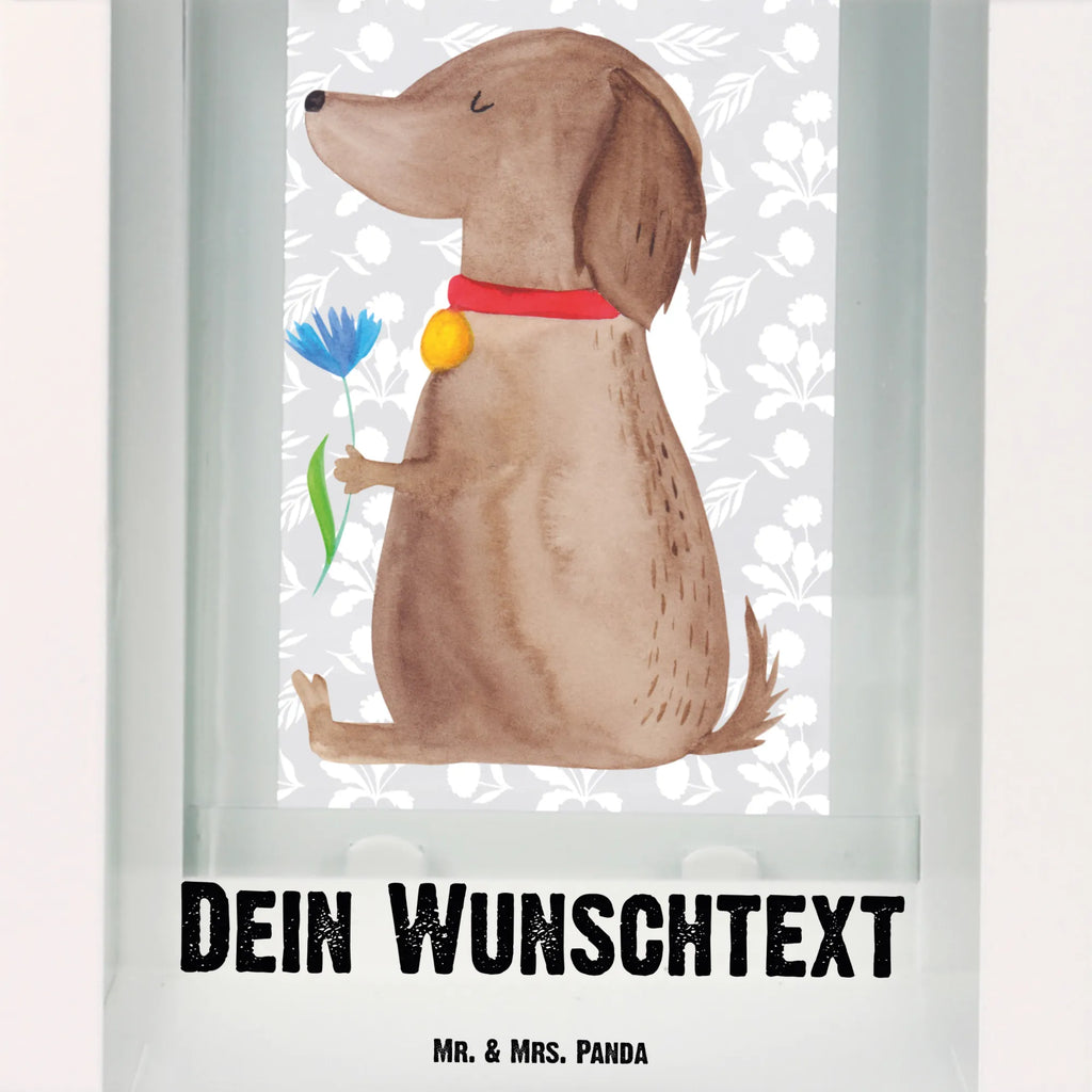 Personalisierte Deko Laterne Hund Blume Gartenlampe, Gartenleuchte, Gartendekoration, Gartenlicht, Laterne kleine Laternen, XXL Laternen, Laterne groß, Hund, Hundemotiv, Haustier, Hunderasse, Tierliebhaber, Hundebesitzer, Sprüche, Hunde, Frauchen, Hundeliebe