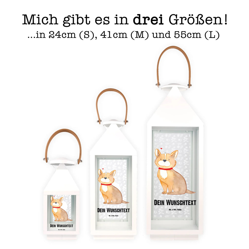 Personalisierte Deko Laterne Hundeglück Gartenlampe, Gartenleuchte, Gartendekoration, Gartenlicht, Laterne kleine Laternen, XXL Laternen, Laterne groß, Hund, Hundemotiv, Haustier, Hunderasse, Tierliebhaber, Hundebesitzer, Sprüche, Corgie, Hundeliebe, Spruch, Hundemama, Liebe