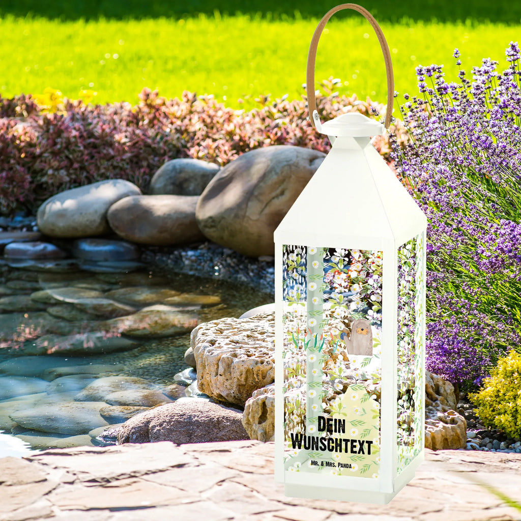 Personalisierte Deko Laterne Otter mit Stein Gartenlampe, Gartenleuchte, Gartendekoration, Gartenlicht, Laterne kleine Laternen, XXL Laternen, Laterne groß, Otter, Fischotter, Seeotter, Otter Seeotter See Otter