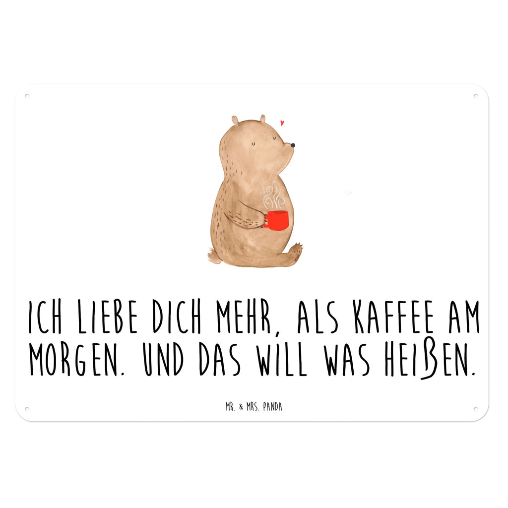 Blechschild Bär Morgenkaffee Blechschild, Metallschild, Geschenk Schild, Schild, Magnet-Metall-Schild, Deko Schild, Wandschild, Wand-Dekoration, Türschild, Liebe, Partner, Freund, Freundin, Ehemann, Ehefrau, Heiraten, Verlobung, Heiratsantrag, Liebesgeschenk, Jahrestag, Hocheitstag, Valentinstag, Geschenk für Frauen, Hochzeitstag, Mitbringsel, Geschenk für Freundin, Geschenk für Partner, Liebesbeweis, für Männer, für Ehemann