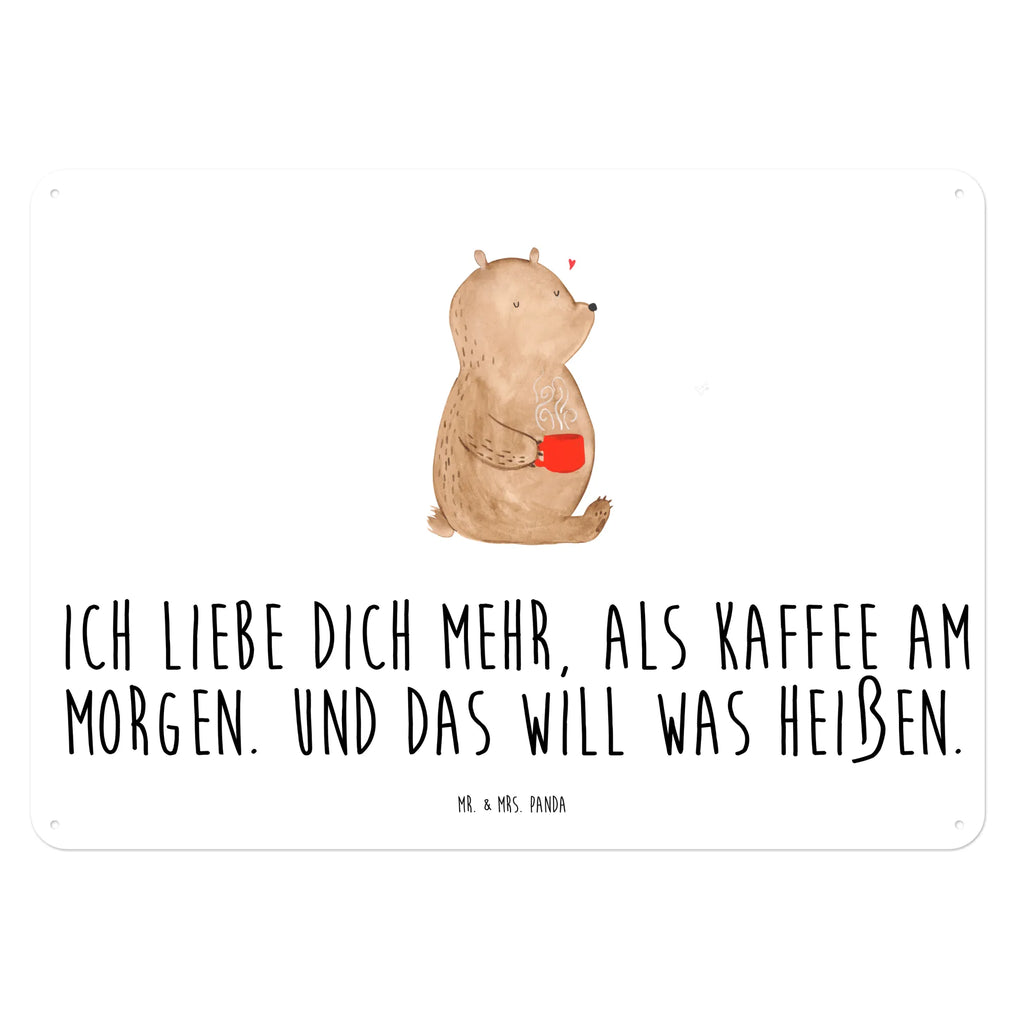 Blechschild Bär Morgenkaffee Blechschild, Metallschild, Geschenk Schild, Schild, Magnet-Metall-Schild, Deko Schild, Wandschild, Wand-Dekoration, Türschild, Liebe, Partner, Freund, Freundin, Ehemann, Ehefrau, Heiraten, Verlobung, Heiratsantrag, Liebesgeschenk, Jahrestag, Hocheitstag, Valentinstag, Geschenk für Frauen, Hochzeitstag, Mitbringsel, Geschenk für Freundin, Geschenk für Partner, Liebesbeweis, für Männer, für Ehemann