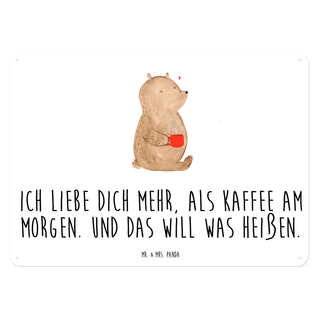 Blechschild Bär Morgenkaffee Blechschild, Metallschild, Geschenk Schild, Schild, Magnet-Metall-Schild, Deko Schild, Wandschild, Wand-Dekoration, Türschild, Liebe, Partner, Freund, Freundin, Ehemann, Ehefrau, Heiraten, Verlobung, Heiratsantrag, Liebesgeschenk, Jahrestag, Hocheitstag, Valentinstag, Geschenk für Frauen, Hochzeitstag, Mitbringsel, Geschenk für Freundin, Geschenk für Partner, Liebesbeweis, für Männer, für Ehemann