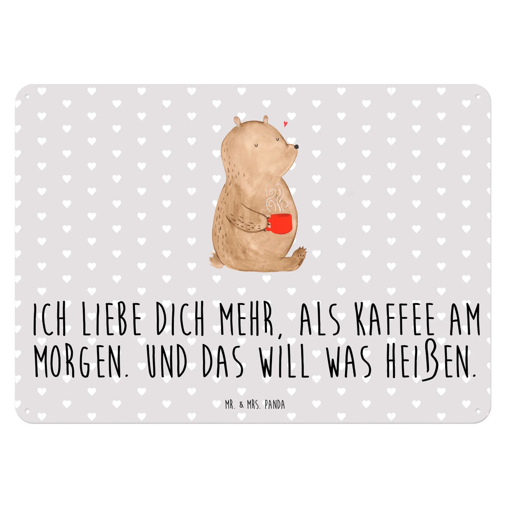 Blechschild Bär Morgenkaffee Blechschild, Metallschild, Geschenk Schild, Schild, Magnet-Metall-Schild, Deko Schild, Wandschild, Wand-Dekoration, Türschild, Liebe, Partner, Freund, Freundin, Ehemann, Ehefrau, Heiraten, Verlobung, Heiratsantrag, Liebesgeschenk, Jahrestag, Hocheitstag, Valentinstag, Geschenk für Frauen, Hochzeitstag, Mitbringsel, Geschenk für Freundin, Geschenk für Partner, Liebesbeweis, für Männer, für Ehemann