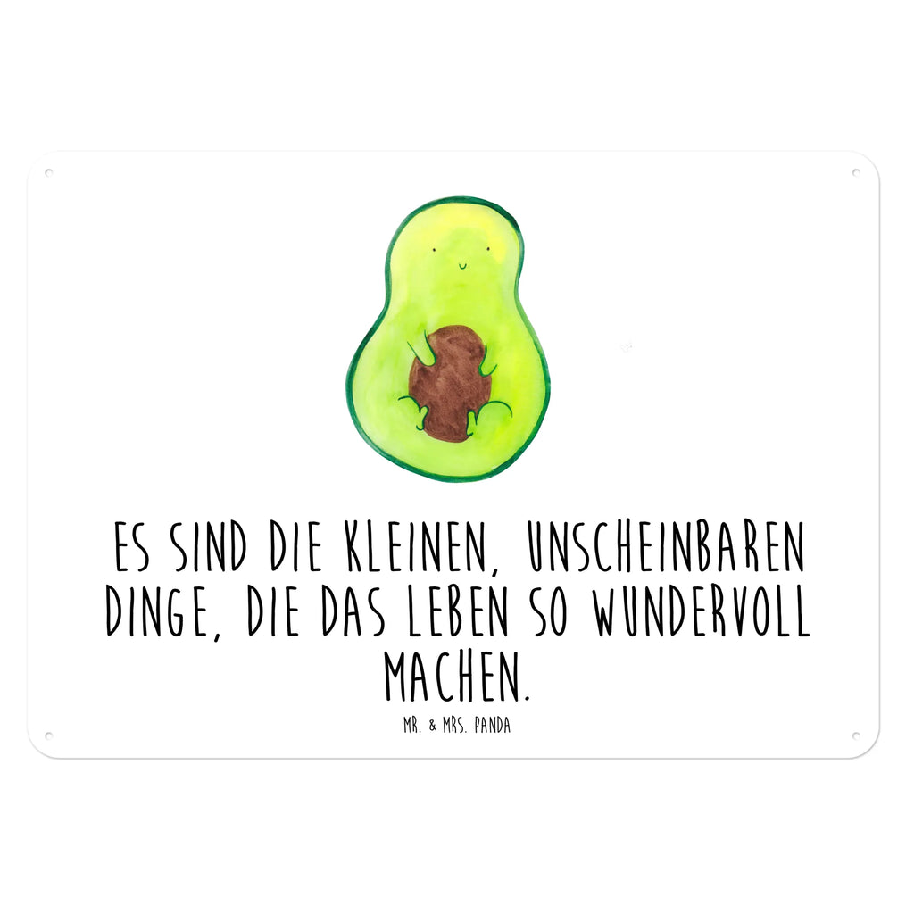 Blechschild Avocado Kern Blechschild, Metallschild, Geschenk Schild, Schild, Magnet-Metall-Schild, Deko Schild, Wandschild, Wand-Dekoration, Türschild, Avocado, Veggie, Vegan, Gesund, Avokado, Avocadokern, Kern, Pflanze, Spruch Leben