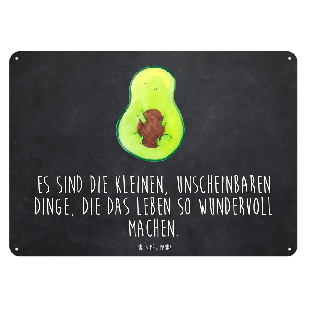 Blechschild Avocado Kern Blechschild, Metallschild, Geschenk Schild, Schild, Magnet-Metall-Schild, Deko Schild, Wandschild, Wand-Dekoration, Türschild, Avocado, Veggie, Vegan, Gesund, Avokado, Avocadokern, Kern, Pflanze, Spruch Leben