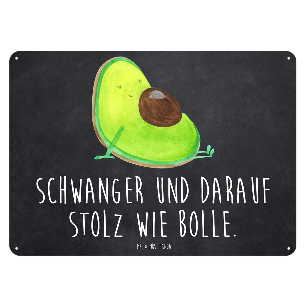 Blechschild Avocado Schwangerschaft Blechschild, Metallschild, Geschenk Schild, Schild, Magnet-Metall-Schild, Deko Schild, Wandschild, Wand-Dekoration, Türschild, Avocado, Veggie, Vegan, Gesund, schwanger, Schwangerschaft, Babyparty, Babyshower