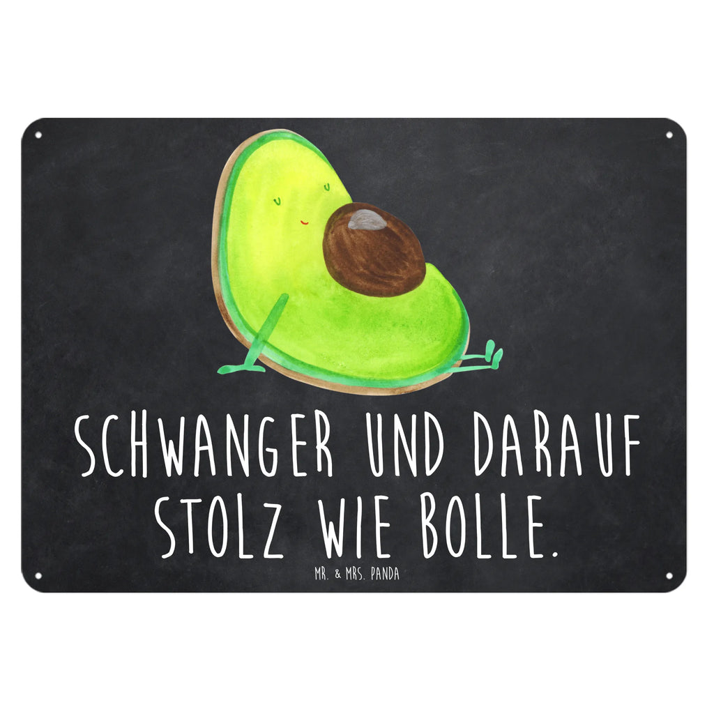 Blechschild Avocado Schwangerschaft Blechschild, Metallschild, Geschenk Schild, Schild, Magnet-Metall-Schild, Deko Schild, Wandschild, Wand-Dekoration, Türschild, Avocado, Veggie, Vegan, Gesund, schwanger, Schwangerschaft, Babyparty, Babyshower