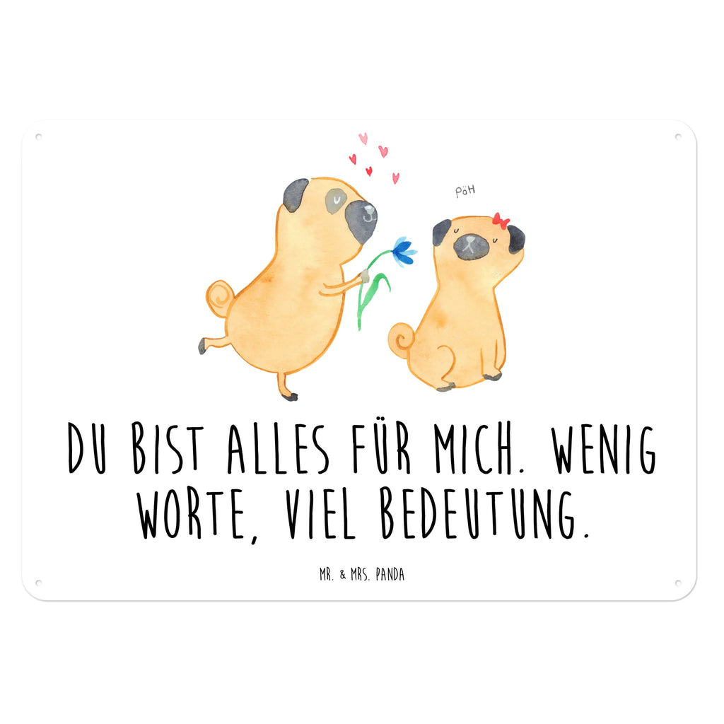 Blechschild Mops Verliebt Blechschild, Metallschild, Geschenk Schild, Schild, Magnet-Metall-Schild, Deko Schild, Wandschild, Wand-Dekoration, Türschild, Hund, Hundemotiv, Haustier, Hunderasse, Tierliebhaber, Hundebesitzer, Sprüche, Mops, Möpse, Hundeliebe, verliebt, Liebe, Liebesspruch. Verlobt, Geschenk Freund, Partner