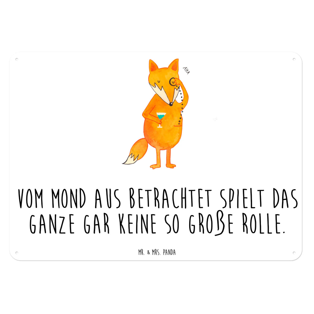 Blechschild Fuchs Lord Blechschild, Metallschild, Geschenk Schild, Schild, Magnet-Metall-Schild, Deko Schild, Wandschild, Wand-Dekoration, Türschild, Fuchs, Füchse, tröstende Worte, Spruch lustig, Liebeskummer Geschenk, Motivation Spruch, Problemlösung