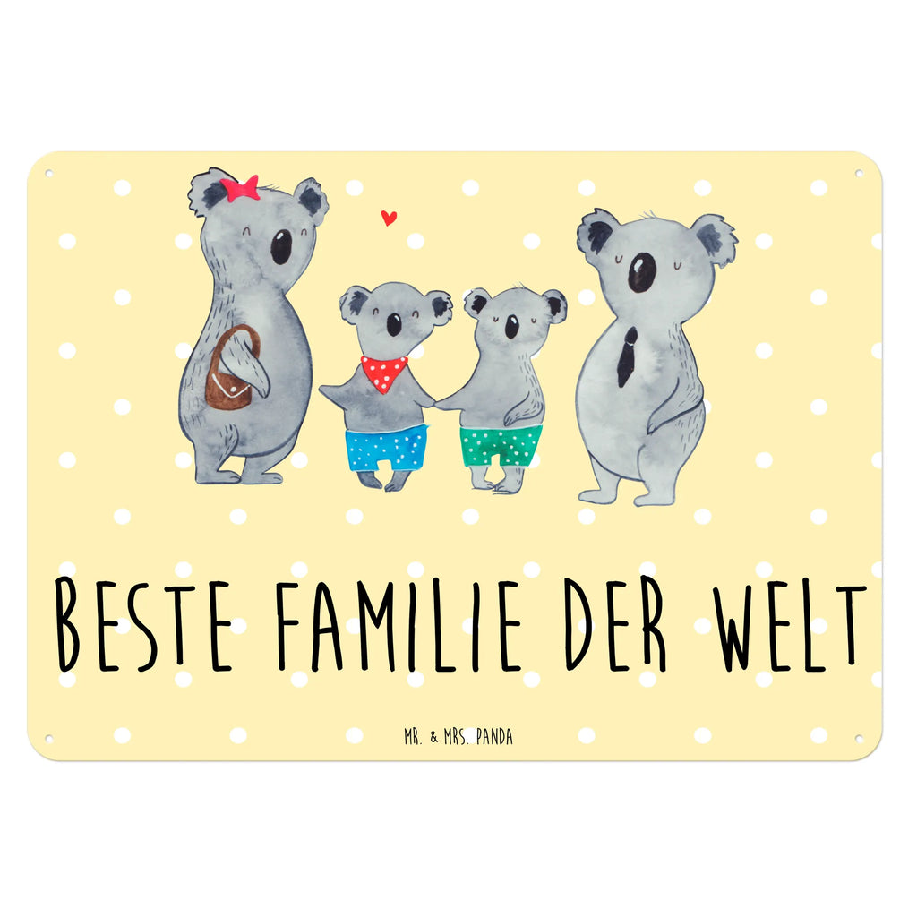 Blechschild Koala Familie zwei Blechschild, Metallschild, Geschenk Schild, Schild, Magnet-Metall-Schild, Deko Schild, Wandschild, Wand-Dekoration, Türschild, Familie, Vatertag, Muttertag, Bruder, Schwester, Mama, Papa, Oma, Opa, Koala, Koalabär, beste Familie, Familienzeit, Familienleben, Koalafamilie, Lieblingsfamilie