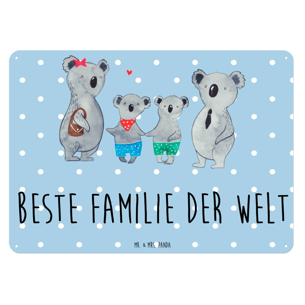 Blechschild Koala Familie zwei Blechschild, Metallschild, Geschenk Schild, Schild, Magnet-Metall-Schild, Deko Schild, Wandschild, Wand-Dekoration, Türschild, Familie, Vatertag, Muttertag, Bruder, Schwester, Mama, Papa, Oma, Opa, Koala, Koalabär, beste Familie, Familienzeit, Familienleben, Koalafamilie, Lieblingsfamilie