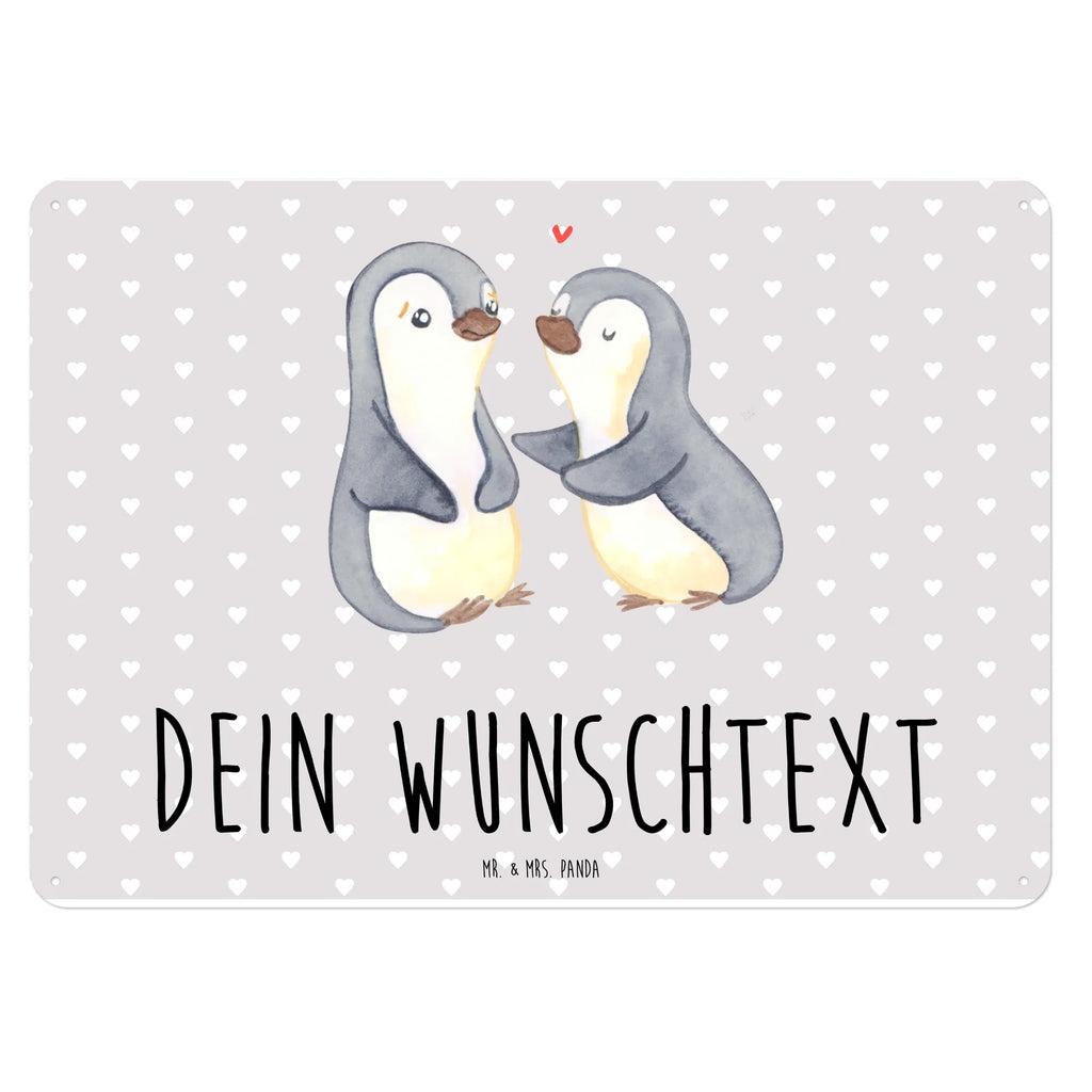 Personalisiertes Blechschild Pinguine trösten Blechschild, Metallschild, Geschenk Schild, Schild, Magnet-Metall-Schild, Deko Schild, Wandschild, Wand-Dekoration, Türschild, Liebe, Partner, Freund, Freundin, Ehemann, Ehefrau, Heiraten, Verlobung, Heiratsantrag, Liebesgeschenk, Jahrestag, Hocheitstag, Valentinstag, Geschenk für Frauen, Hochzeitstag, Mitbringsel, Geschenk für Freundin, Geschenk für Partner, Liebesbeweis, für Männer, für Ehemann