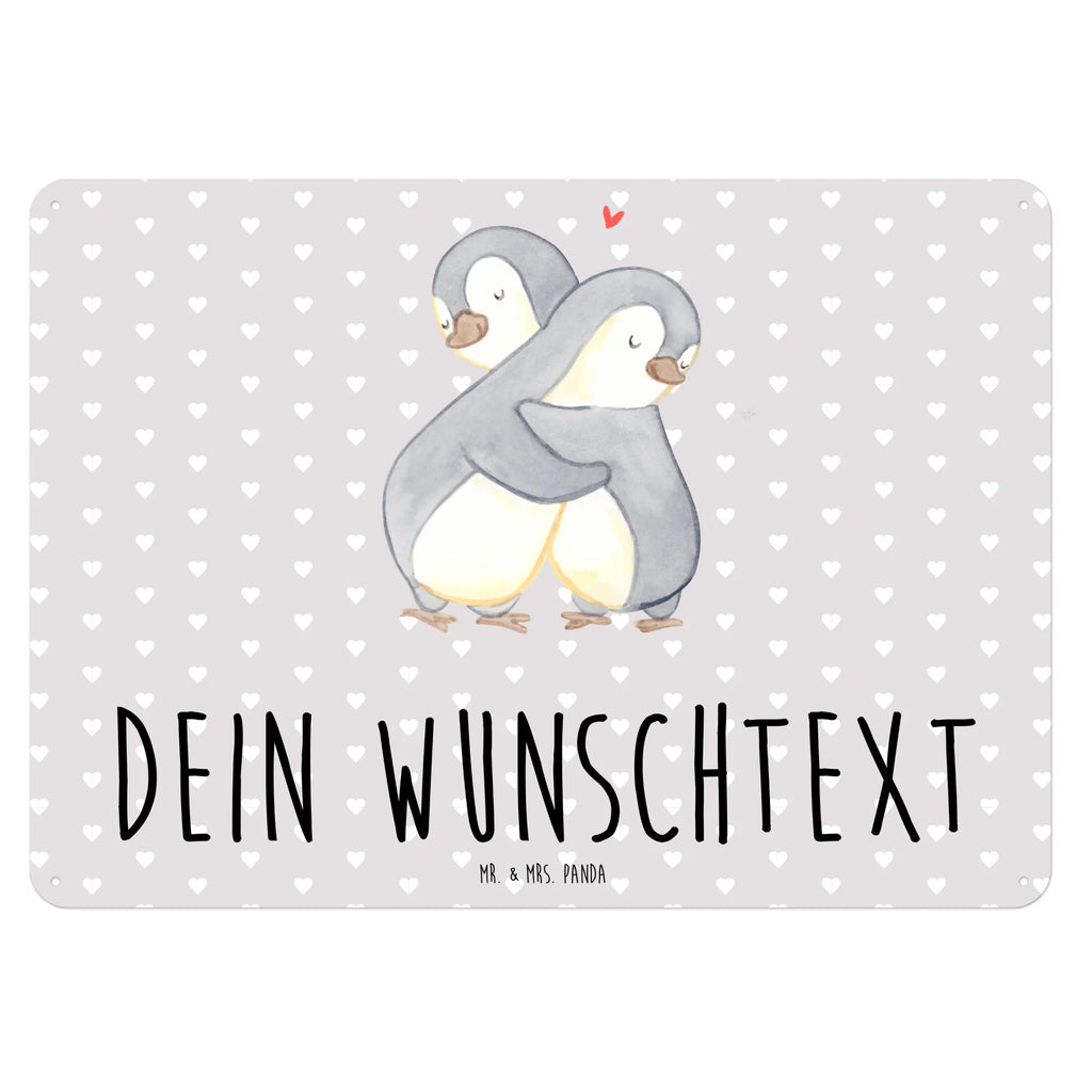 Personalisiertes Blechschild Pinguine Kuscheln Blechschild, Metallschild, Geschenk Schild, Schild, Magnet-Metall-Schild, Deko Schild, Wandschild, Wand-Dekoration, Türschild, Liebe, Partner, Freund, Freundin, Ehemann, Ehefrau, Heiraten, Verlobung, Heiratsantrag, Liebesgeschenk, Jahrestag, Hocheitstag, Valentinstag, Geschenk für Frauen, Hochzeitstag, Mitbringsel, Geschenk für Freundin, Geschenk für Partner, Liebesbeweis, für Männer, für Ehemann