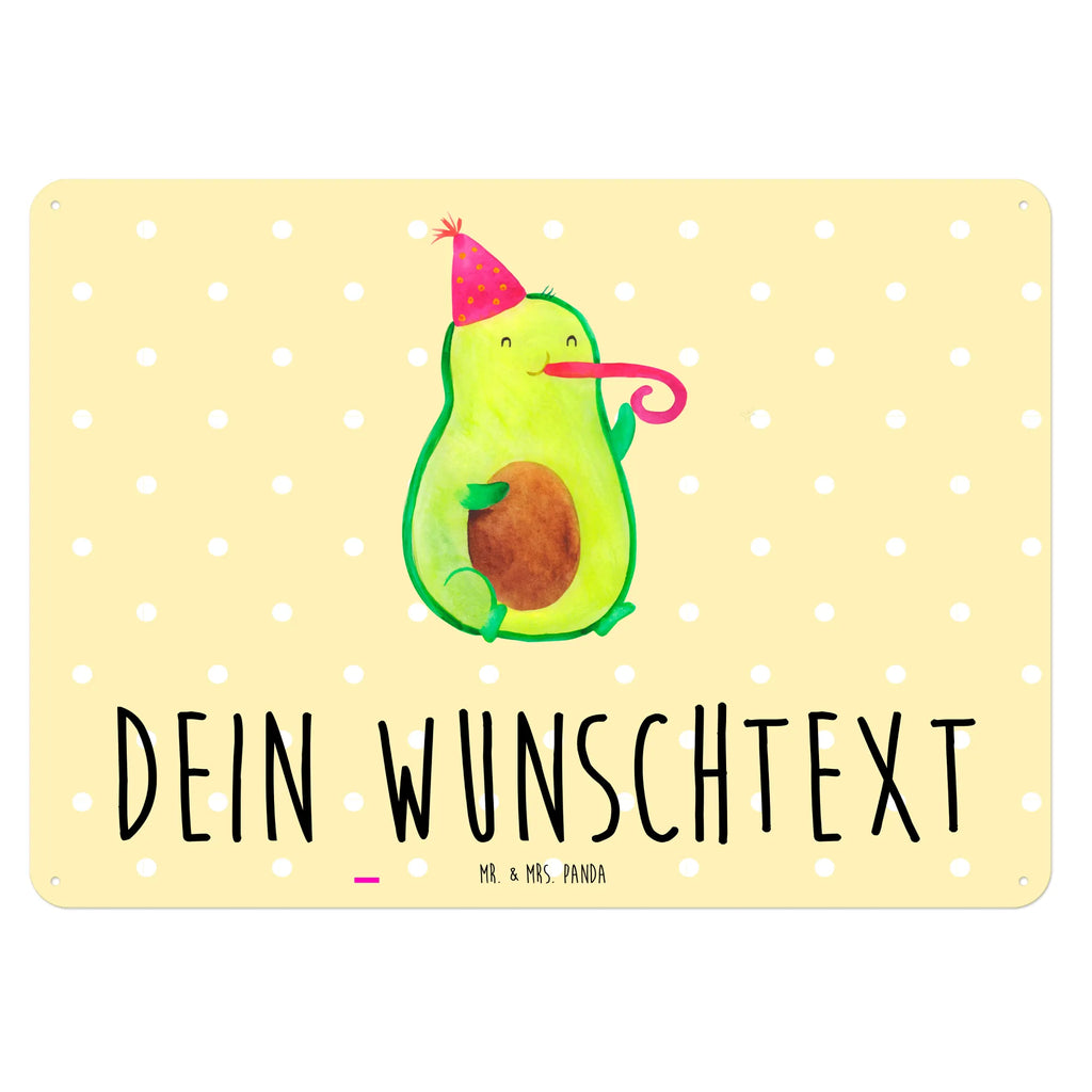 Personalisiertes Blechschild Avocado Birthday Blechschild, Metallschild, Geschenk Schild, Schild, Magnet-Metall-Schild, Deko Schild, Wandschild, Wand-Dekoration, Türschild, Avocado, Veggie, Vegan, Gesund