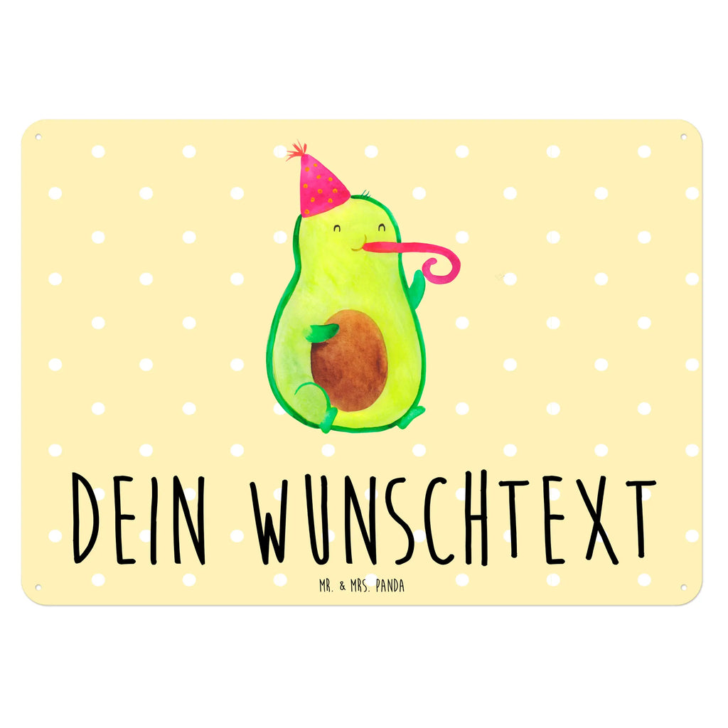 Personalisiertes Blechschild Avocado Birthday Blechschild, Metallschild, Geschenk Schild, Schild, Magnet-Metall-Schild, Deko Schild, Wandschild, Wand-Dekoration, Türschild, Avocado, Veggie, Vegan, Gesund