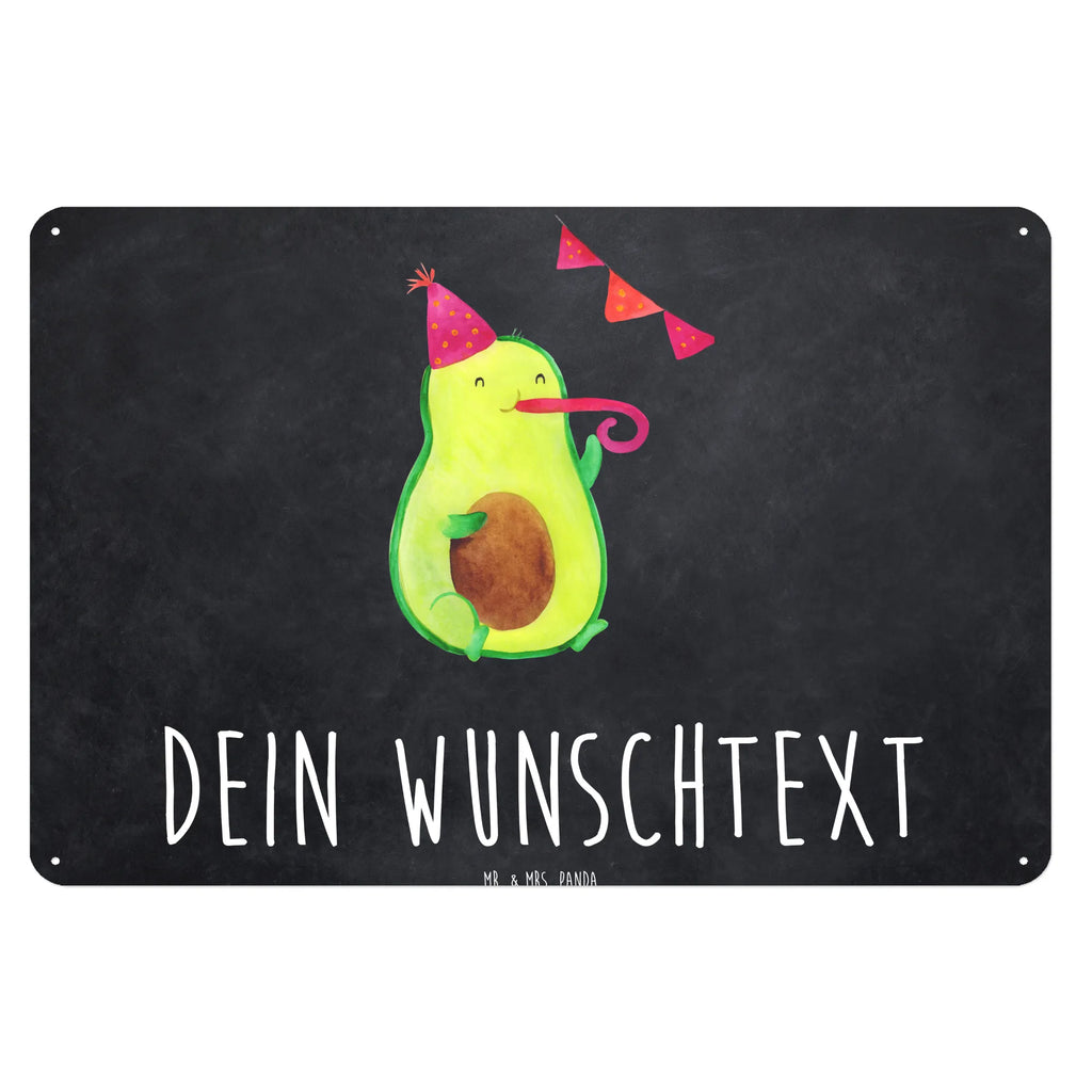 Personalisiertes Blechschild Avocado Birthday Blechschild, Metallschild, Geschenk Schild, Schild, Magnet-Metall-Schild, Deko Schild, Wandschild, Wand-Dekoration, Türschild, Avocado, Veggie, Vegan, Gesund