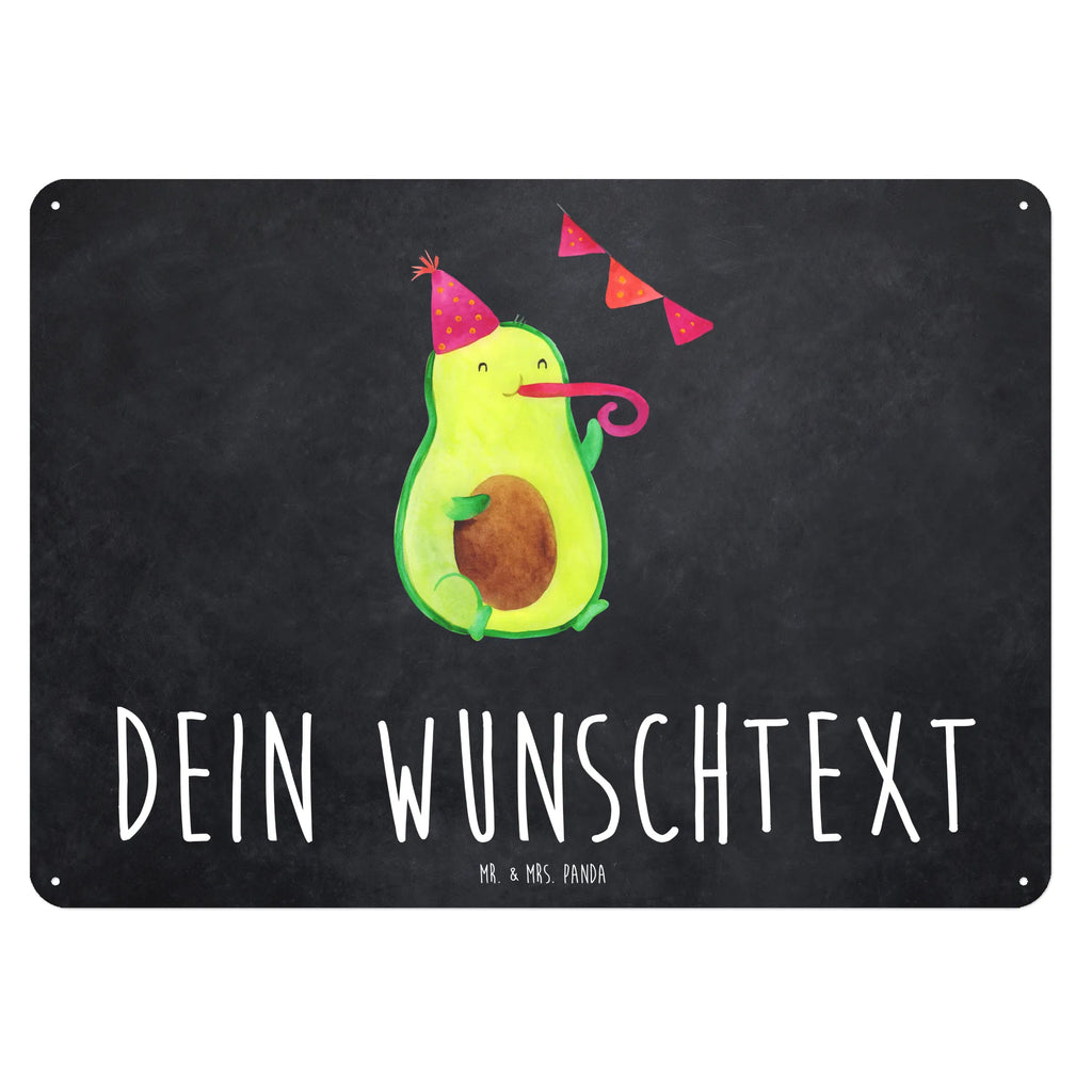 Personalisiertes Blechschild Avocado Birthday Blechschild, Metallschild, Geschenk Schild, Schild, Magnet-Metall-Schild, Deko Schild, Wandschild, Wand-Dekoration, Türschild, Avocado, Veggie, Vegan, Gesund