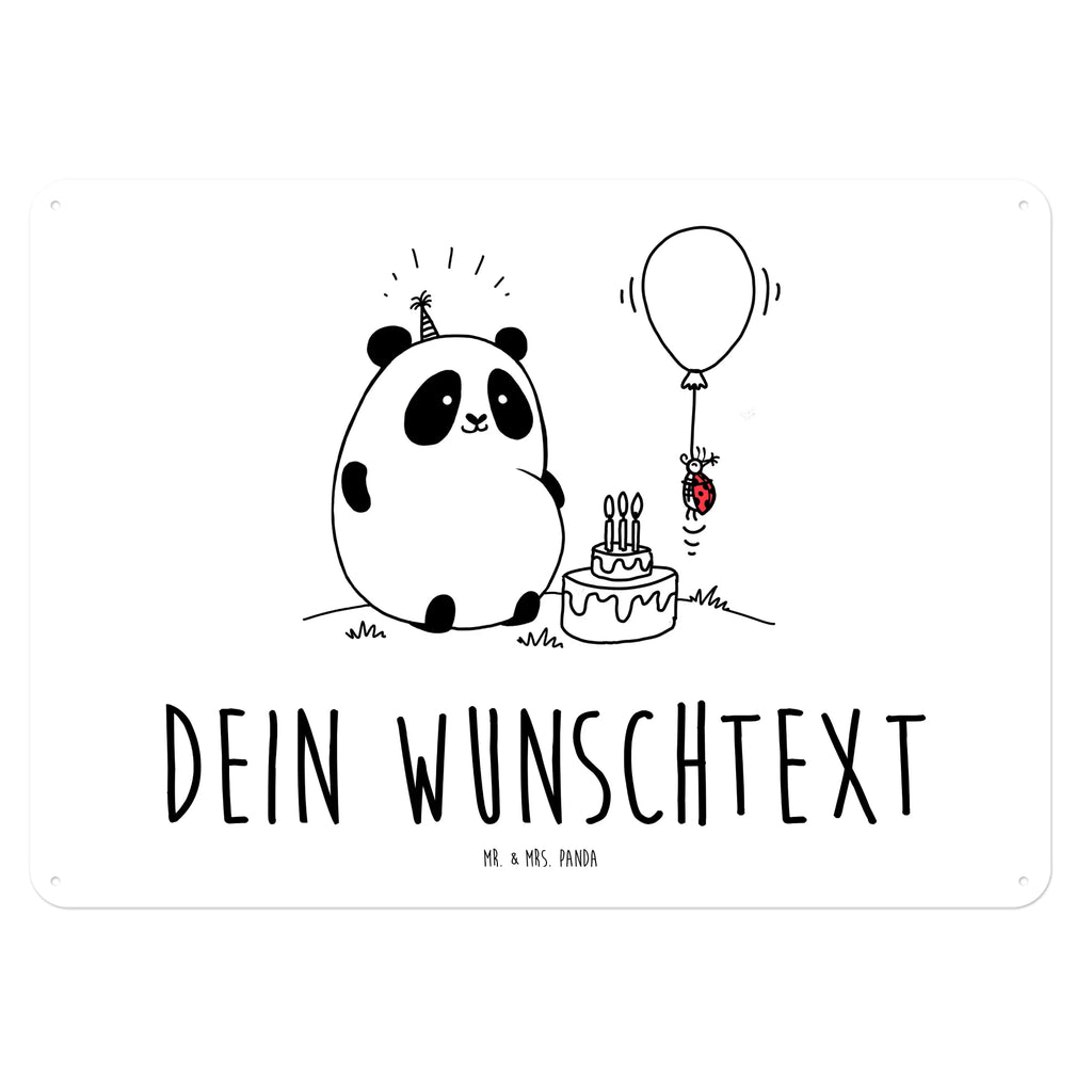 Personalisiertes Blechschild Easy & Peasy Happy Birthday Blechschild, Metallschild, Geschenk Schild, Schild, Magnet-Metall-Schild, Deko Schild, Wandschild, Wand-Dekoration, Türschild