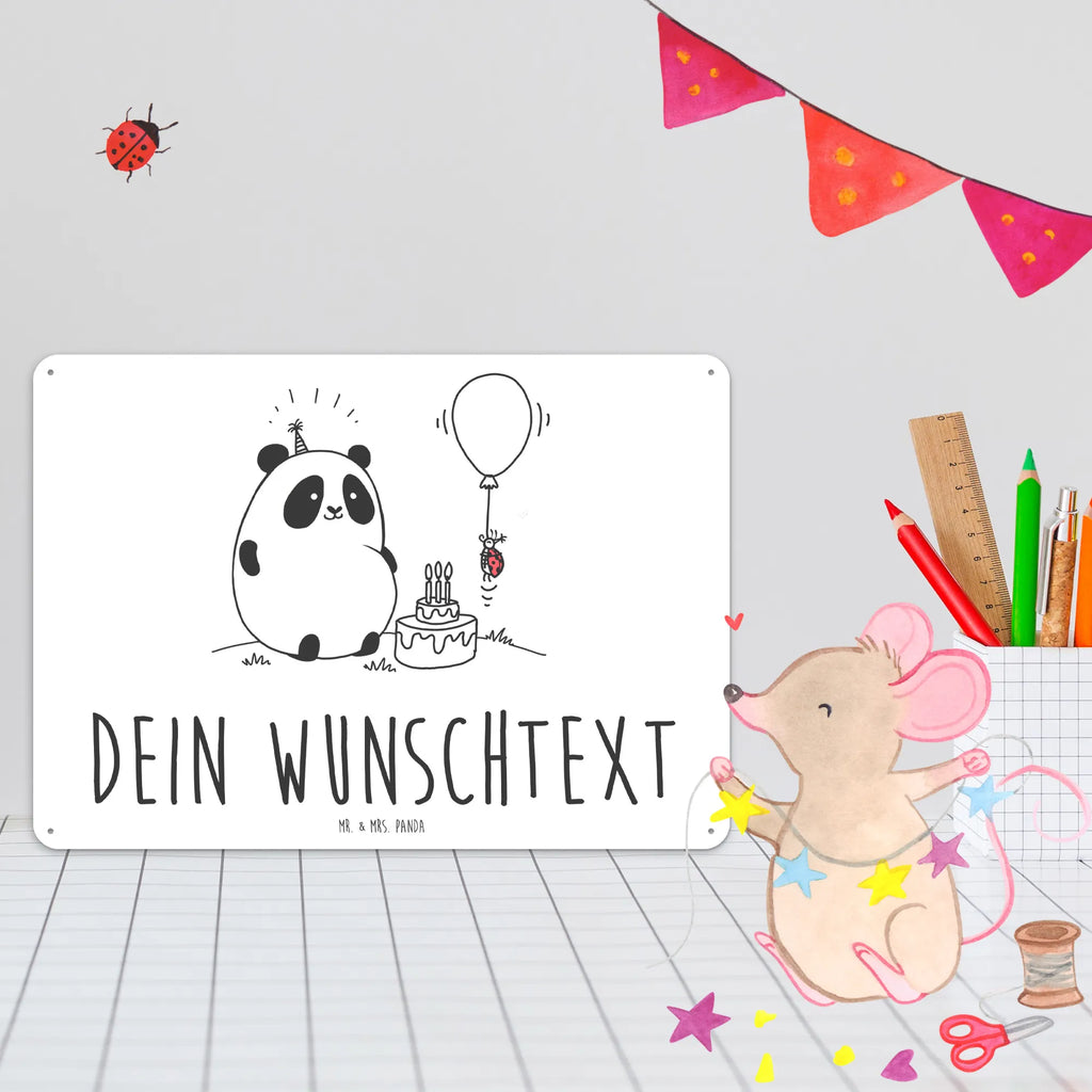 Personalisiertes Blechschild Easy & Peasy Happy Birthday Blechschild, Metallschild, Geschenk Schild, Schild, Magnet-Metall-Schild, Deko Schild, Wandschild, Wand-Dekoration, Türschild