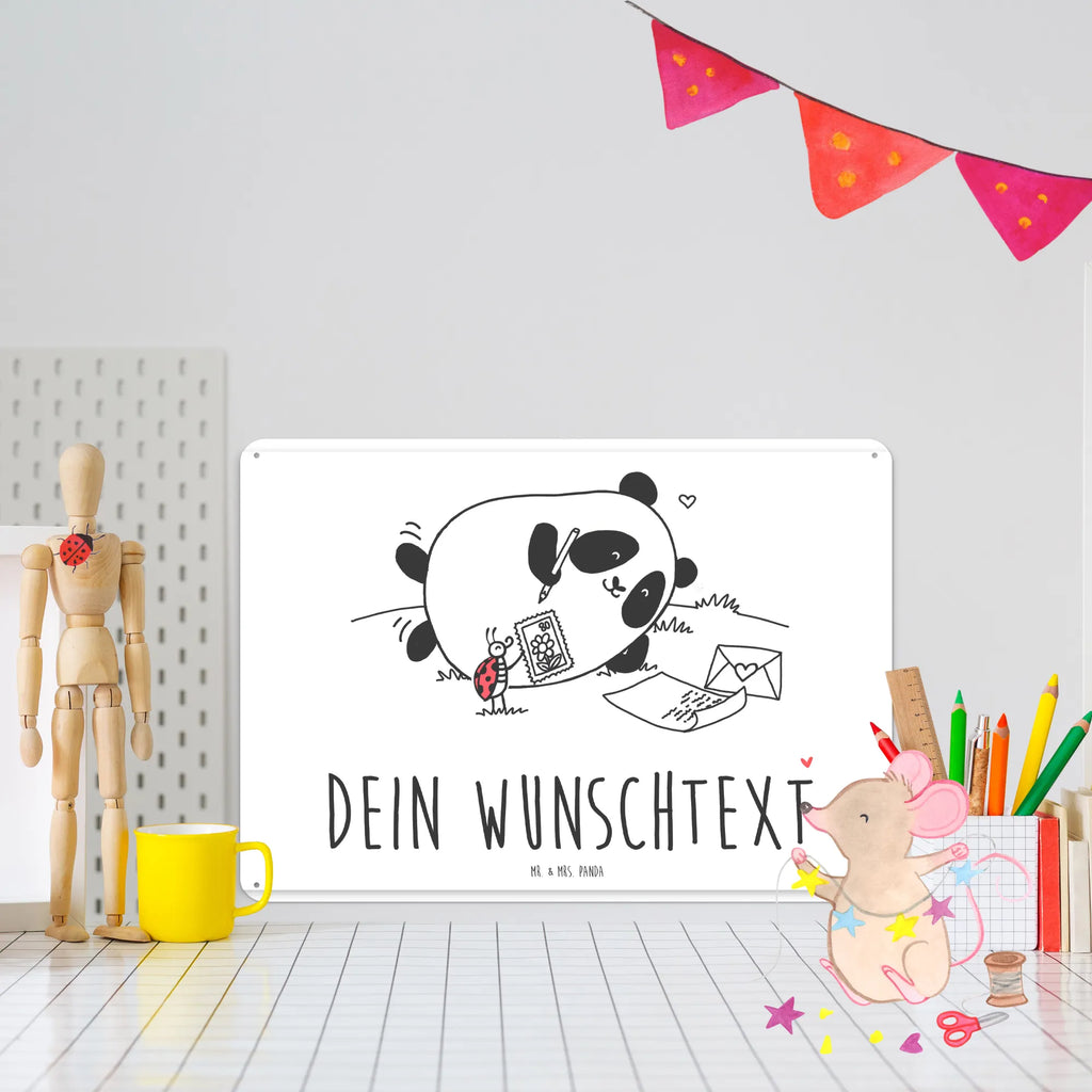 Personalisiertes Blechschild Easy & Peasy Vermissen Blechschild, Metallschild, Geschenk Schild, Schild, Magnet-Metall-Schild, Deko Schild, Wandschild, Wand-Dekoration, Türschild