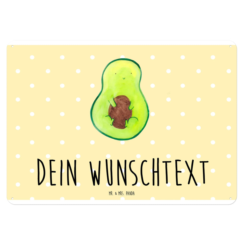 Personalisiertes Blechschild Avocado Kern Blechschild, Metallschild, Geschenk Schild, Schild, Magnet-Metall-Schild, Deko Schild, Wandschild, Wand-Dekoration, Türschild, Avocado, Veggie, Vegan, Gesund, Avokado, Avocadokern, Kern, Pflanze, Spruch Leben