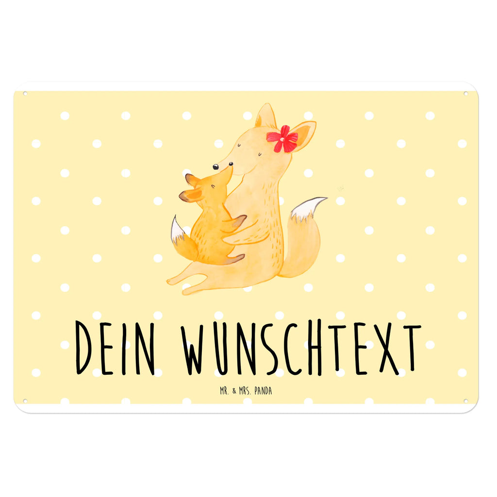 Personalisiertes Blechschild Fuchs Mama Blechschild, Metallschild, Geschenk Schild, Schild, Magnet-Metall-Schild, Deko Schild, Wandschild, Wand-Dekoration, Türschild, Familie, Vatertag, Muttertag, Bruder, Schwester, Mama, Papa, Oma, Opa, Mutter, Tochter, Lieblingstochter, Beste Tochter, Geschenk