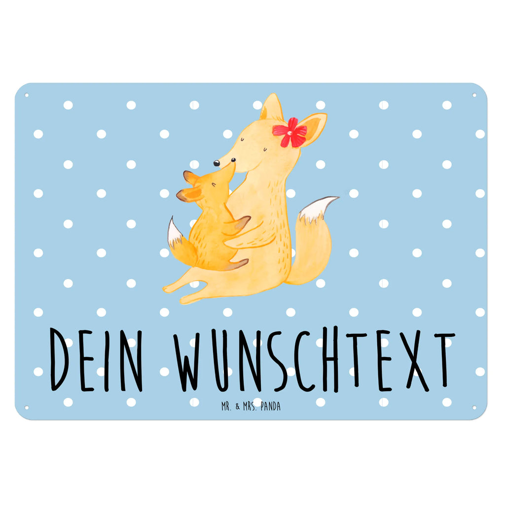 Personalisiertes Blechschild Fuchs Mama Blechschild, Metallschild, Geschenk Schild, Schild, Magnet-Metall-Schild, Deko Schild, Wandschild, Wand-Dekoration, Türschild, Familie, Vatertag, Muttertag, Bruder, Schwester, Mama, Papa, Oma, Opa, Mutter, Tochter, Lieblingstochter, Beste Tochter, Geschenk