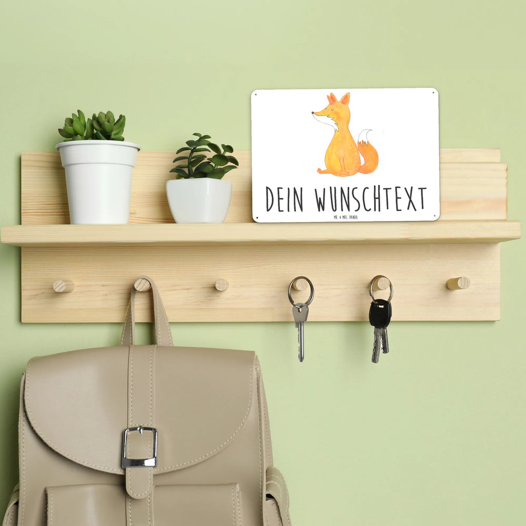 Personalisiertes Blechschild Einhorn Wunsch Blechschild, Metallschild, Geschenk Schild, Schild, Magnet-Metall-Schild, Deko Schild, Wandschild, Wand-Dekoration, Türschild, Einhorn, Einhörner, Einhorn Deko, Pegasus, Unicorn, Fuchs, Unicorns, Fuchshörnchen, Fuchshorn, Foxycorn, Füchse