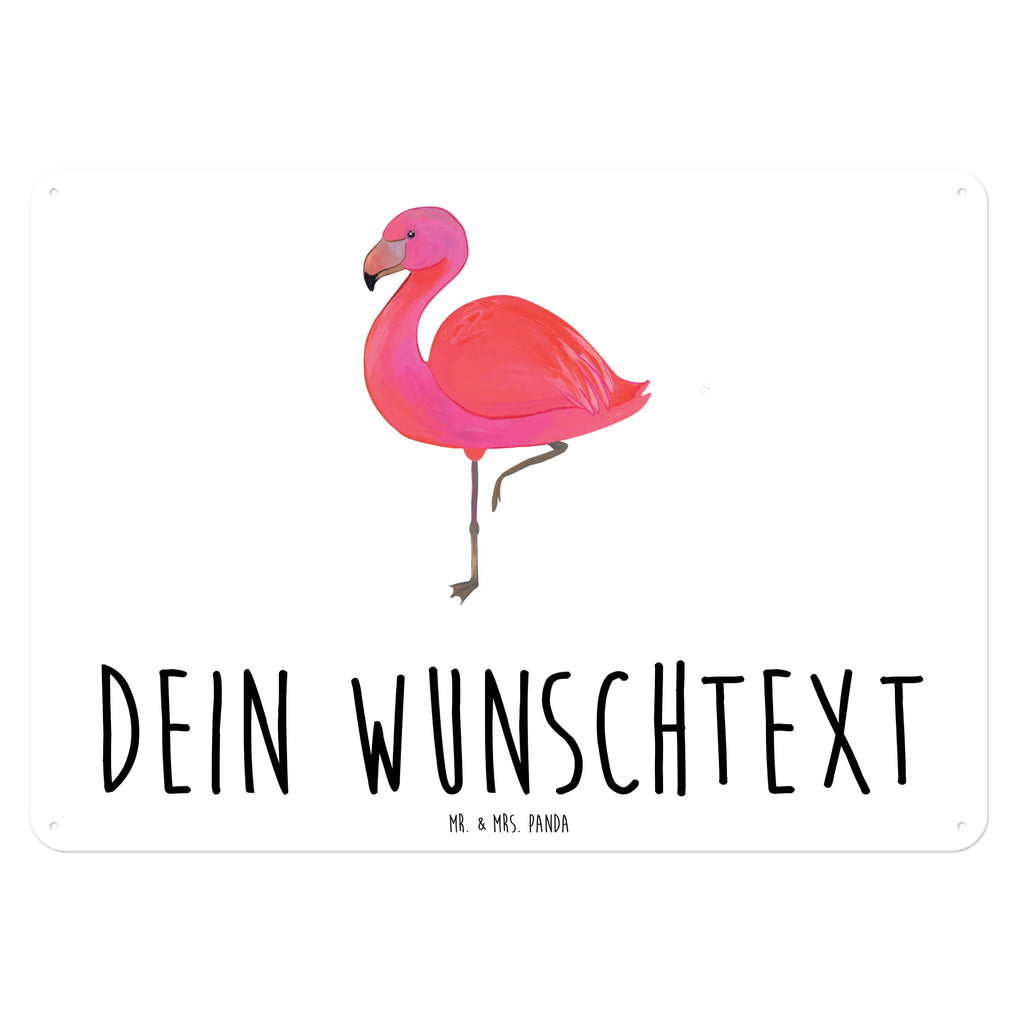 Personalisiertes Blechschild Flamingo classic Blechschild, Metallschild, Geschenk Schild, Schild, Magnet-Metall-Schild, Deko Schild, Wandschild, Wand-Dekoration, Türschild, Flamingo, Einzigartig, Selbstliebe, Stolz, ich, für mich, Spruch, Freundin, Freundinnen, Außenseiter, Sohn, Tochter, Geschwister