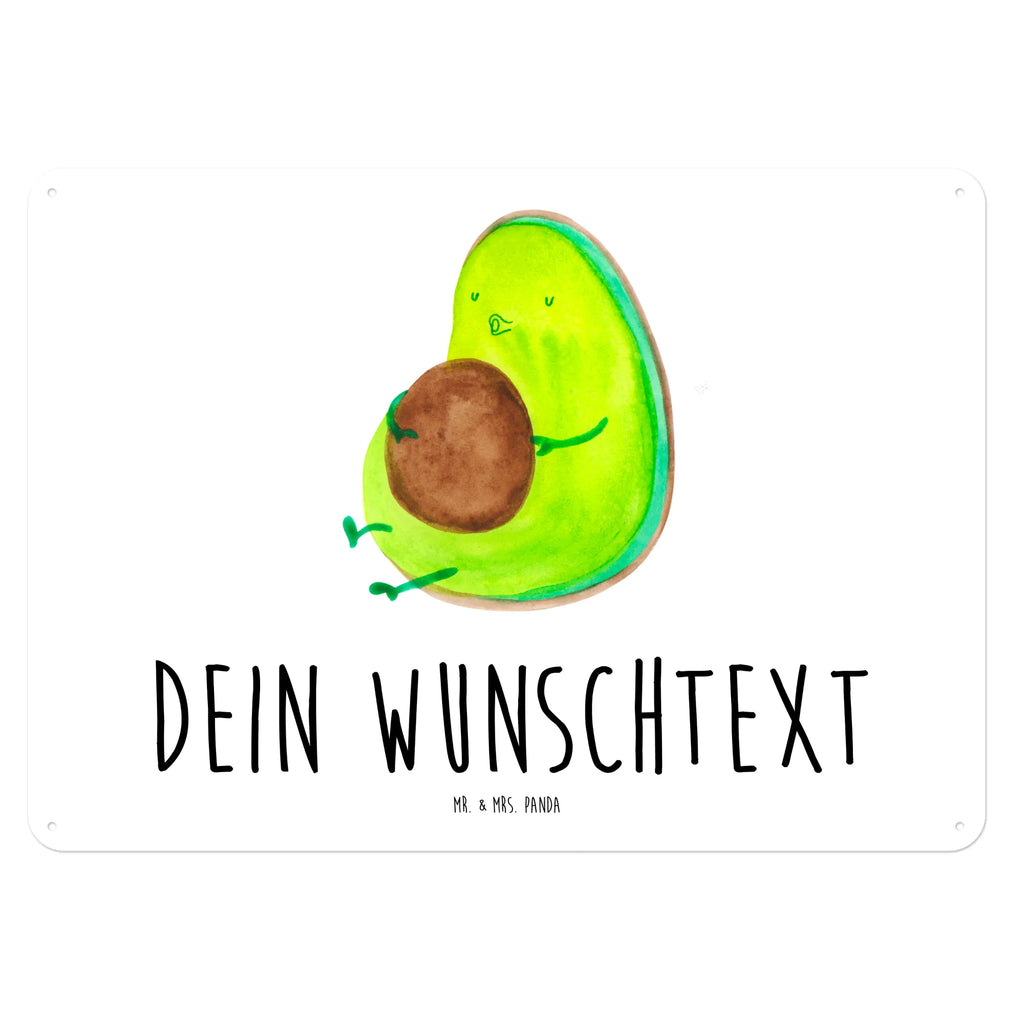 Personalisiertes Blechschild Avocado pfeift Blechschild, Metallschild, Geschenk Schild, Schild, Magnet-Metall-Schild, Deko Schild, Wandschild, Wand-Dekoration, Türschild, Avocado, Veggie, Vegan, Gesund, Diät, Abnehmen, Ernährung, dick sein