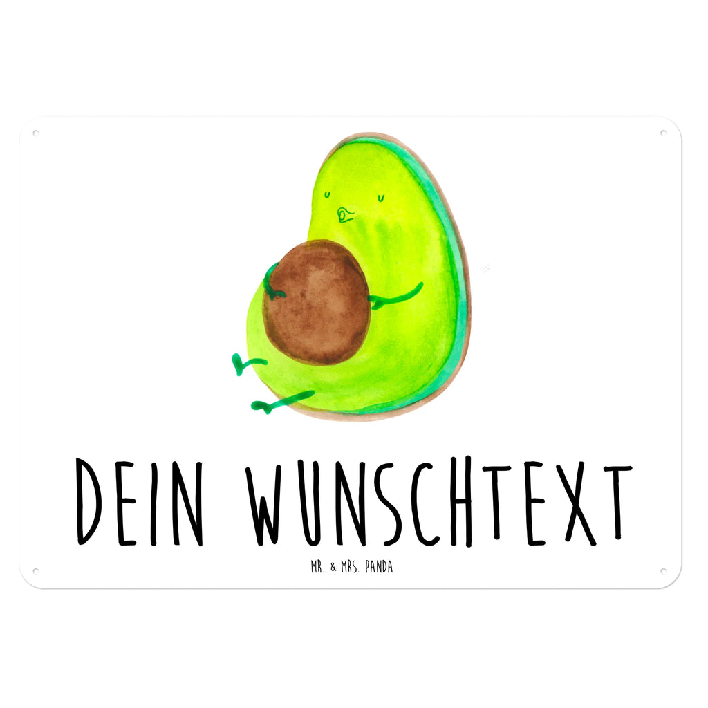 Personalisiertes Blechschild Avocado pfeift Blechschild, Metallschild, Geschenk Schild, Schild, Magnet-Metall-Schild, Deko Schild, Wandschild, Wand-Dekoration, Türschild, Avocado, Veggie, Vegan, Gesund, Diät, Abnehmen, Ernährung, dick sein