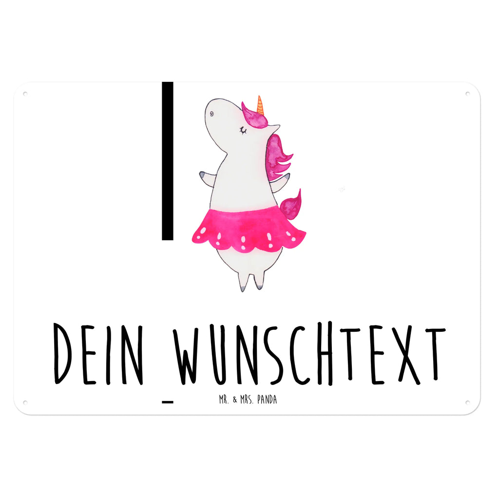 Personalisiertes Blechschild Einhorn Ballerina Blechschild, Metallschild, Geschenk Schild, Schild, Magnet-Metall-Schild, Deko Schild, Wandschild, Wand-Dekoration, Türschild, Einhorn, Einhörner, Einhorn Deko, Pegasus, Unicorn, Tanzen, Ballerina, Party, Wohnung, Spaß, Feiern, Geburtstag, Tänzerin, Lebenslust, Lebensfreude