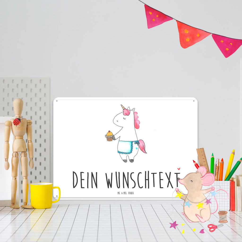 Personalisiertes Blechschild Einhorn Muffin Blechschild, Metallschild, Geschenk Schild, Schild, Magnet-Metall-Schild, Deko Schild, Wandschild, Wand-Dekoration, Türschild, Einhorn, Einhörner, Einhorn Deko, Pegasus, Unicorn, Geburtstag, Backen, Muffin, Kekse, Geburtstagsgrüße, Glückwünsche, Liebesgrüße, Grüße