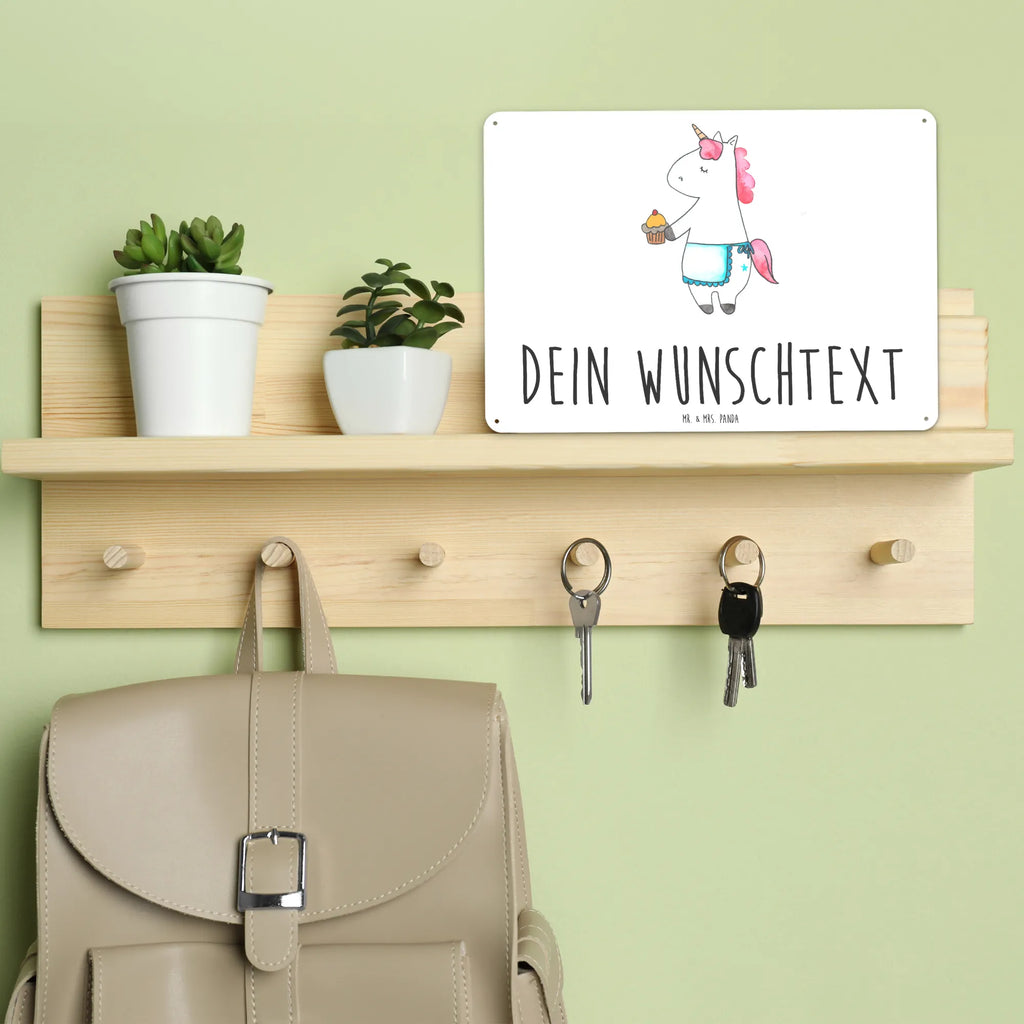 Personalisiertes Blechschild Einhorn Muffin Blechschild, Metallschild, Geschenk Schild, Schild, Magnet-Metall-Schild, Deko Schild, Wandschild, Wand-Dekoration, Türschild, Einhorn, Einhörner, Einhorn Deko, Pegasus, Unicorn, Geburtstag, Backen, Muffin, Kekse, Geburtstagsgrüße, Glückwünsche, Liebesgrüße, Grüße