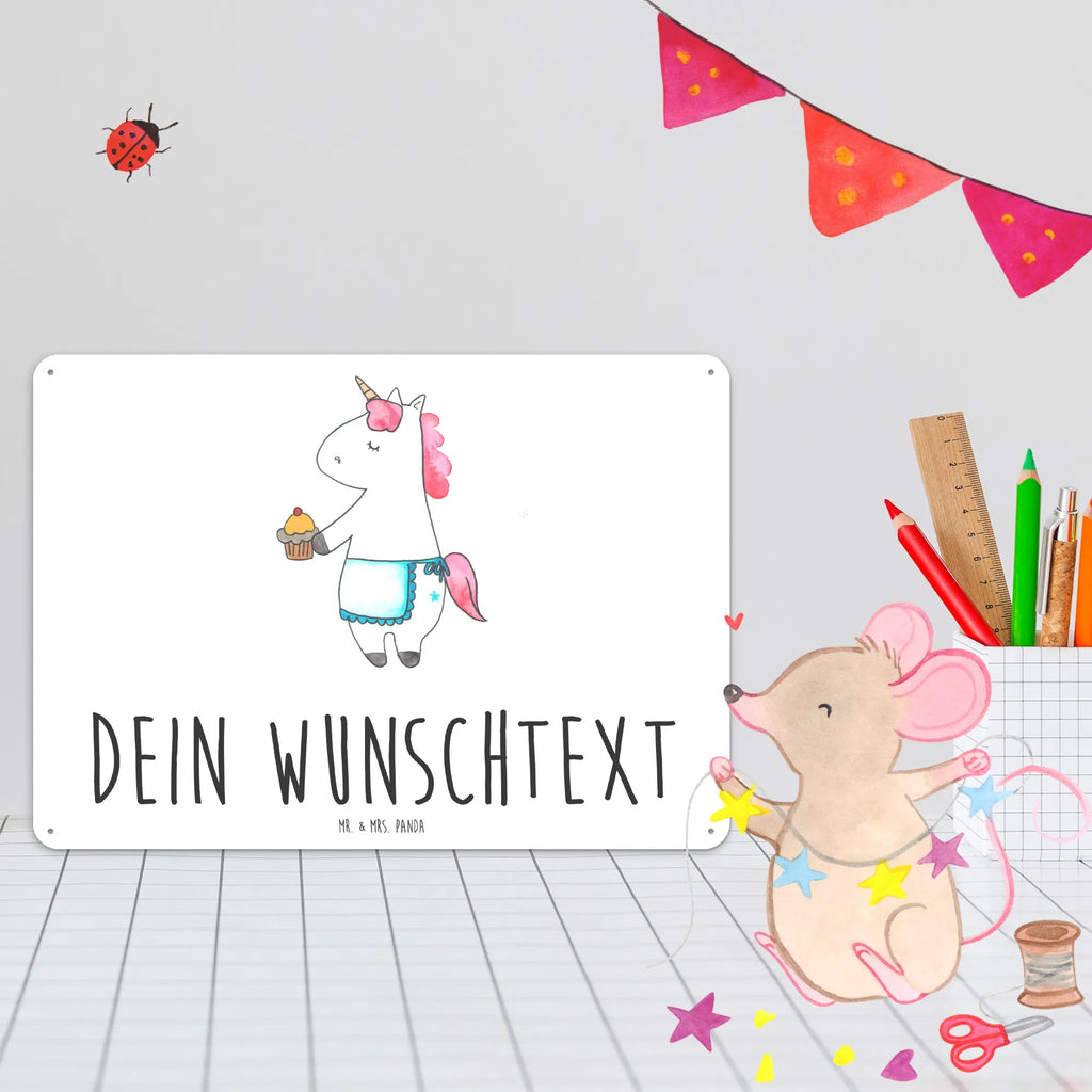 Personalisiertes Blechschild Einhorn Muffin Blechschild, Metallschild, Geschenk Schild, Schild, Magnet-Metall-Schild, Deko Schild, Wandschild, Wand-Dekoration, Türschild, Einhorn, Einhörner, Einhorn Deko, Pegasus, Unicorn, Geburtstag, Backen, Muffin, Kekse, Geburtstagsgrüße, Glückwünsche, Liebesgrüße, Grüße